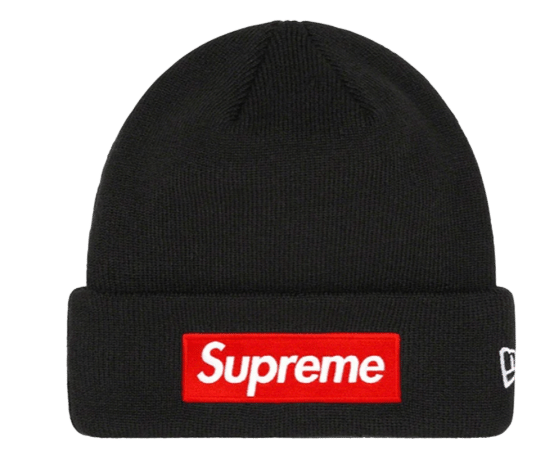 Supreme New Era Box Logo Beanie (FW22) Black