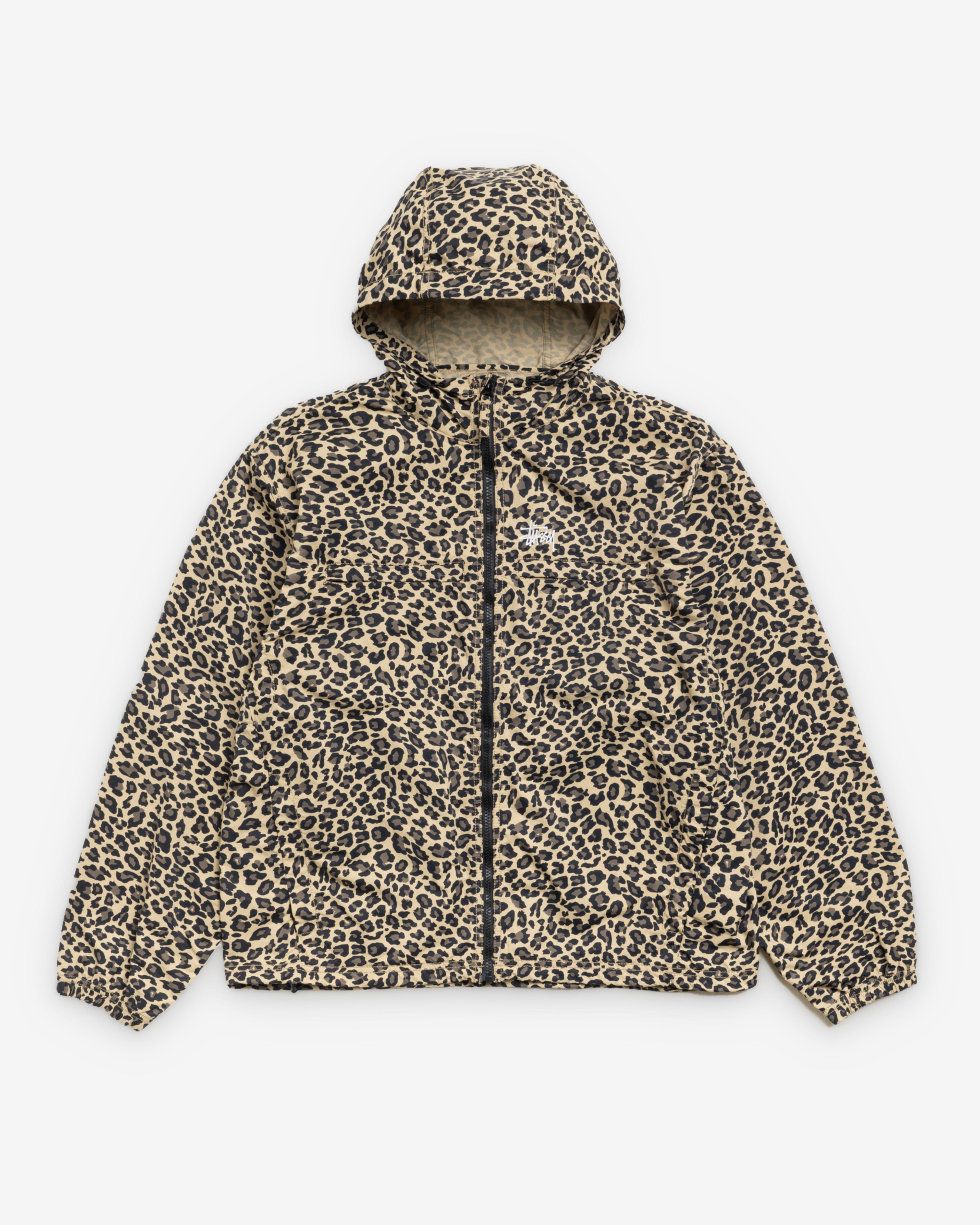 Stüssy - Men's Lightweight Hooded Jacket - (Cheetah)