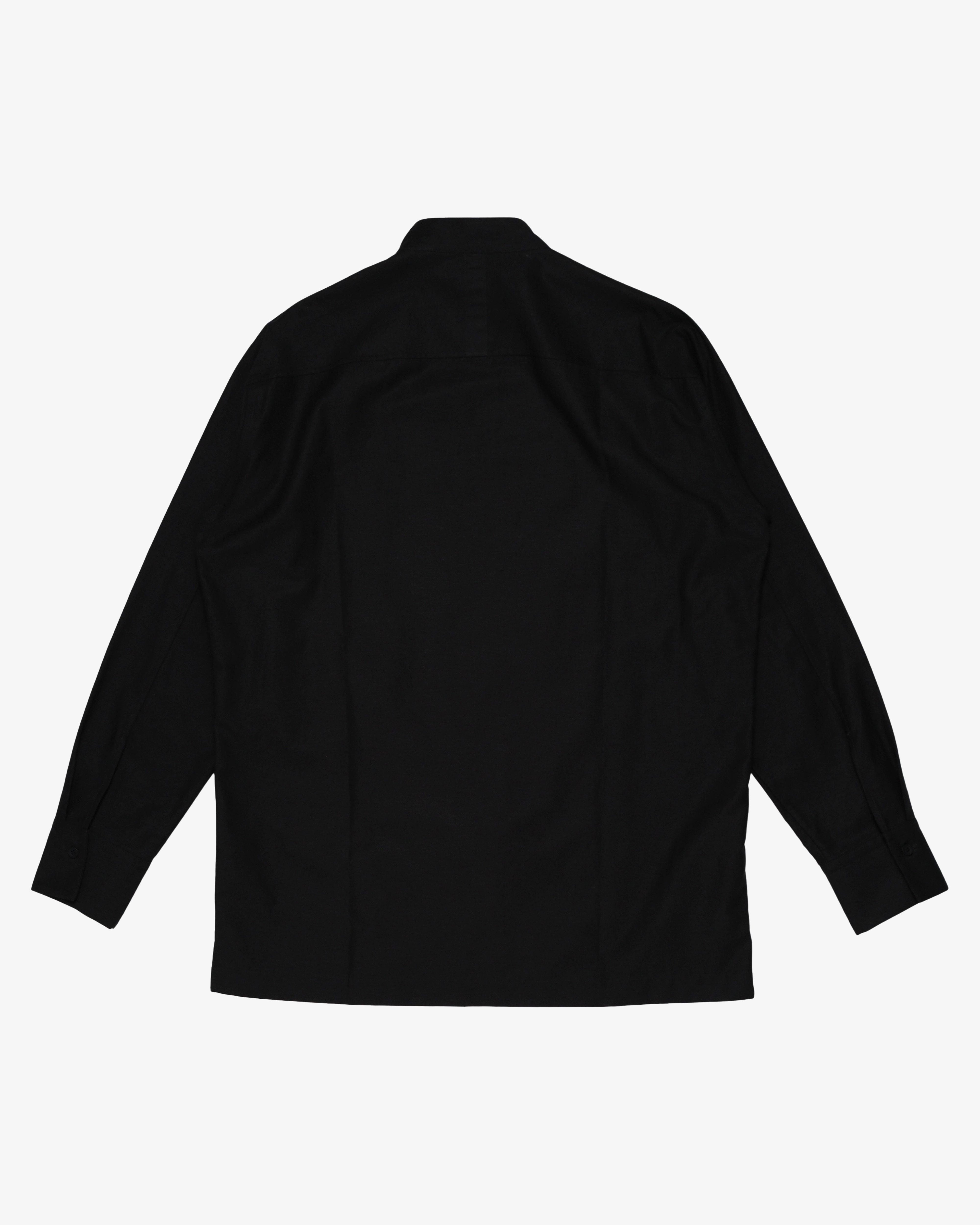 DERRICK - Men's Porter Zip Shirt - (Black)