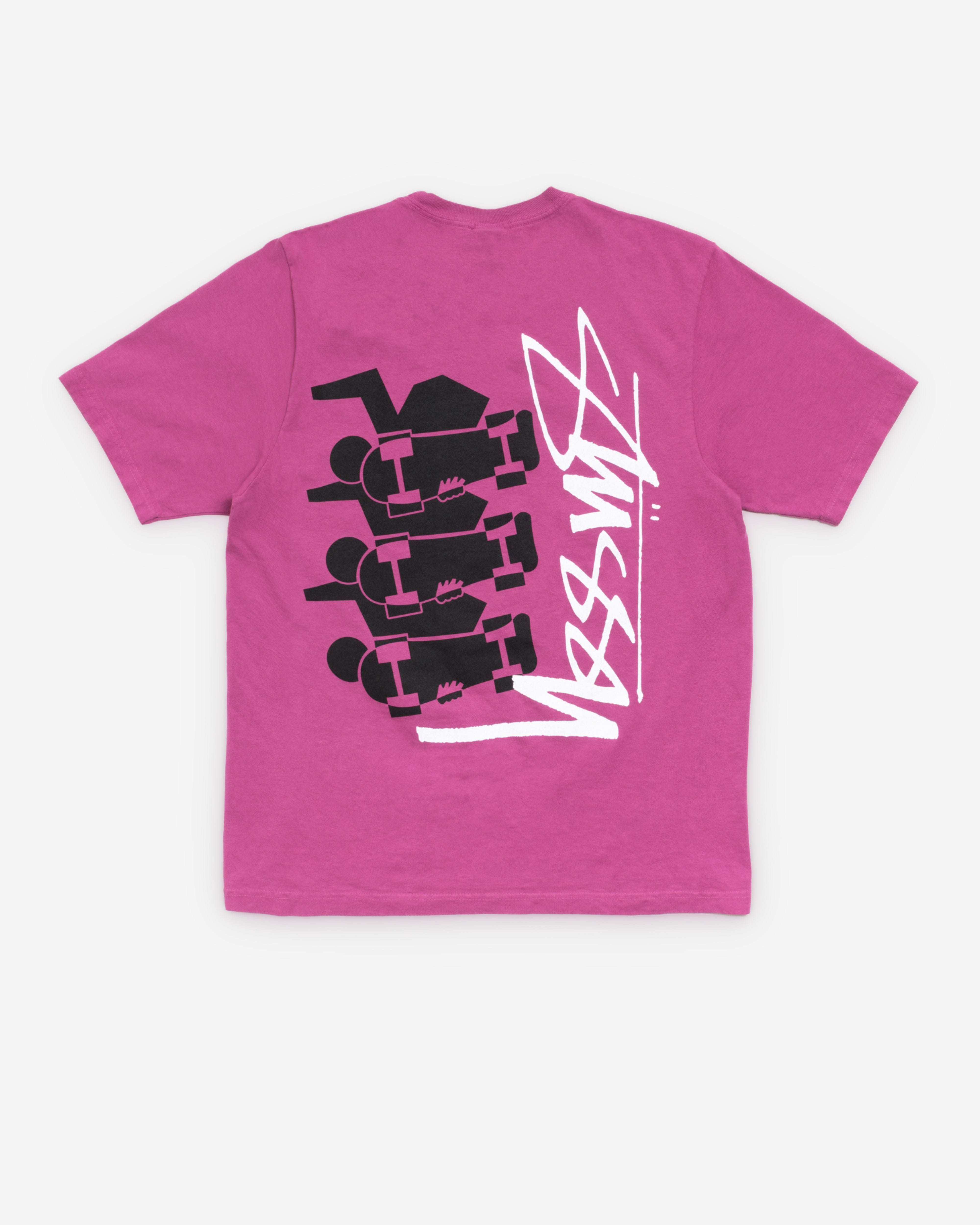 Stüssy - Men's Skate Stack Pig. Dyed Tee - (Berry)