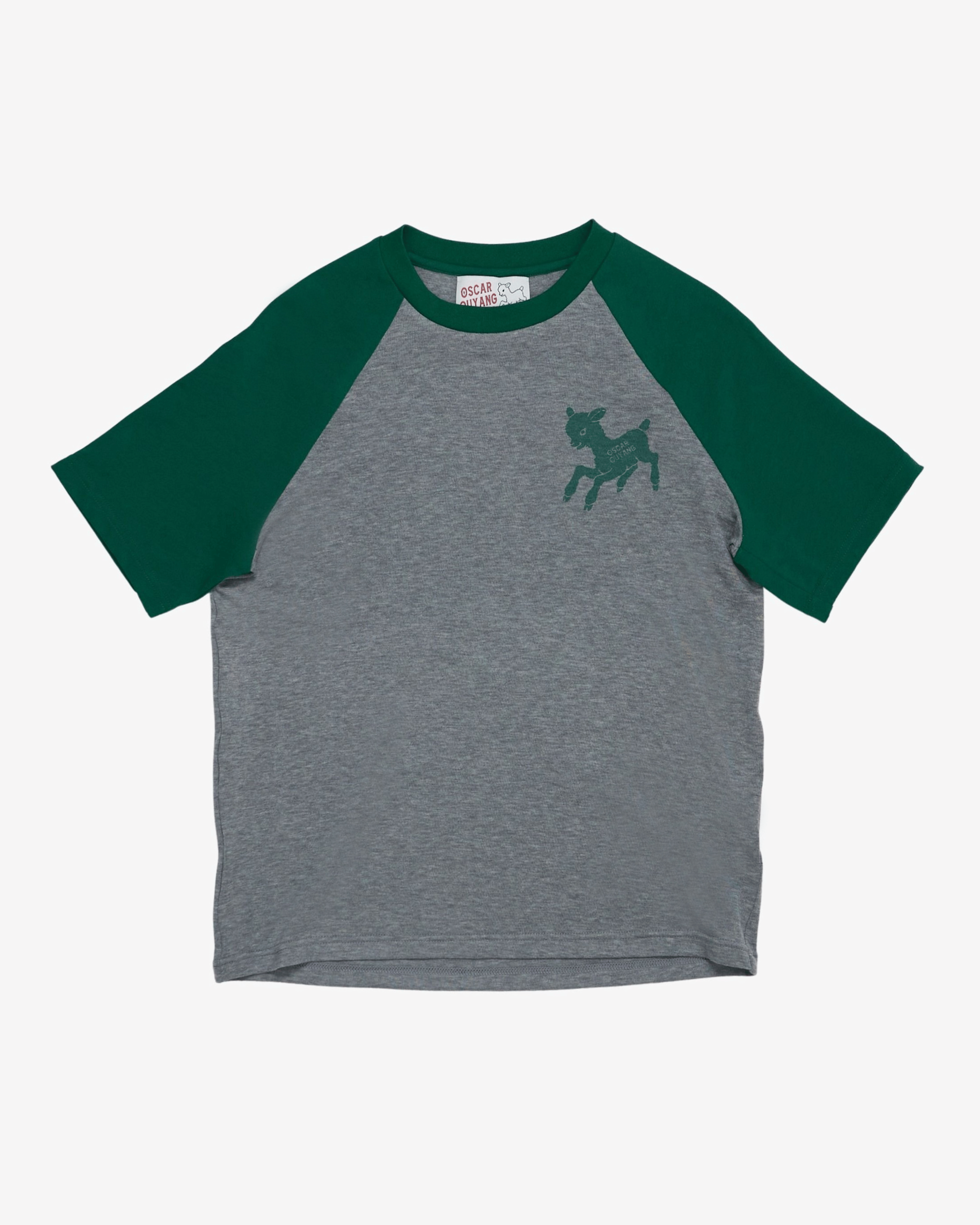 OSCAR OUYANG - Men's Raglan T Shirt - (Grey)