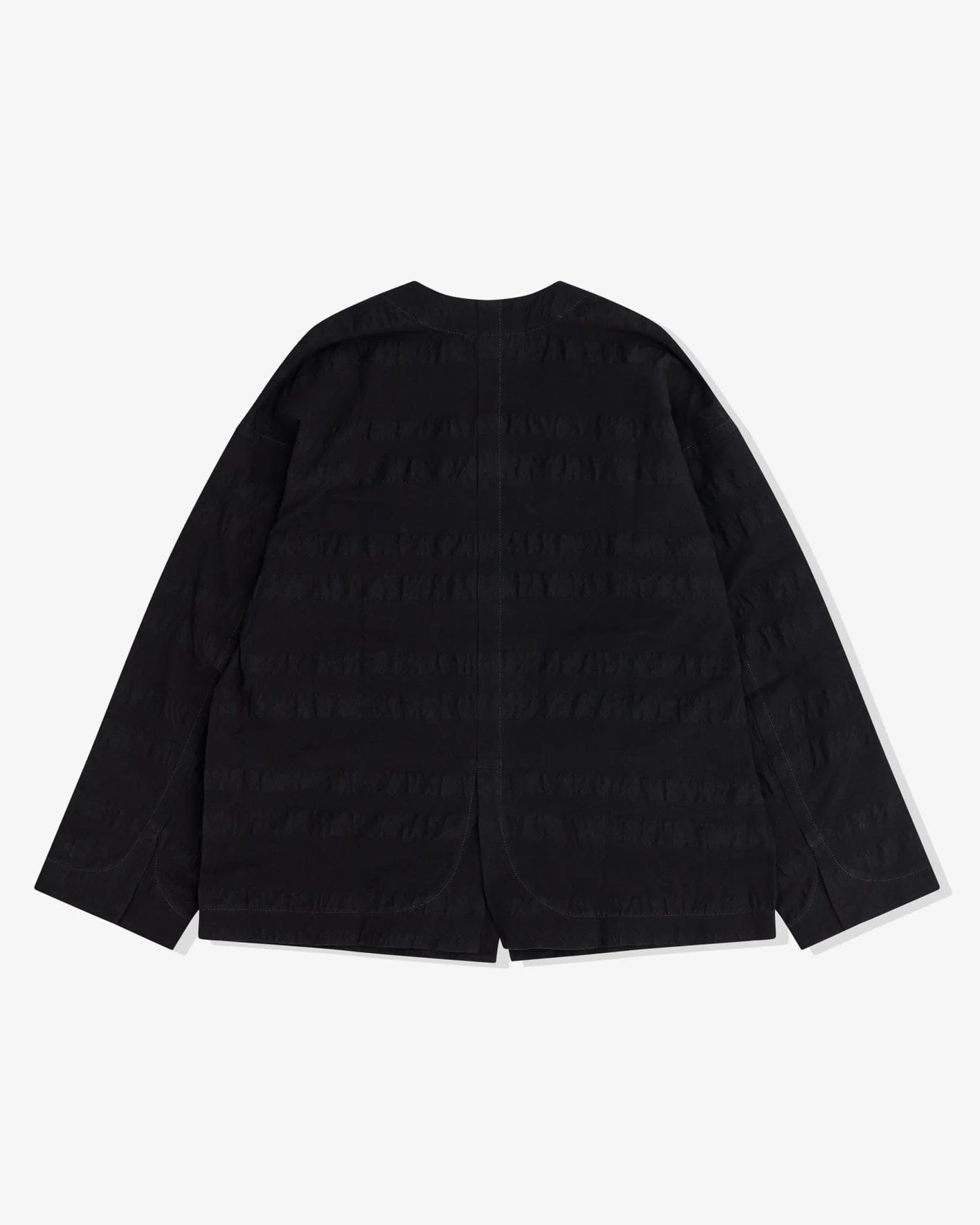JAN JAN VAN ESSCHE - Men's Unlined Collarless Blazer - (Black)