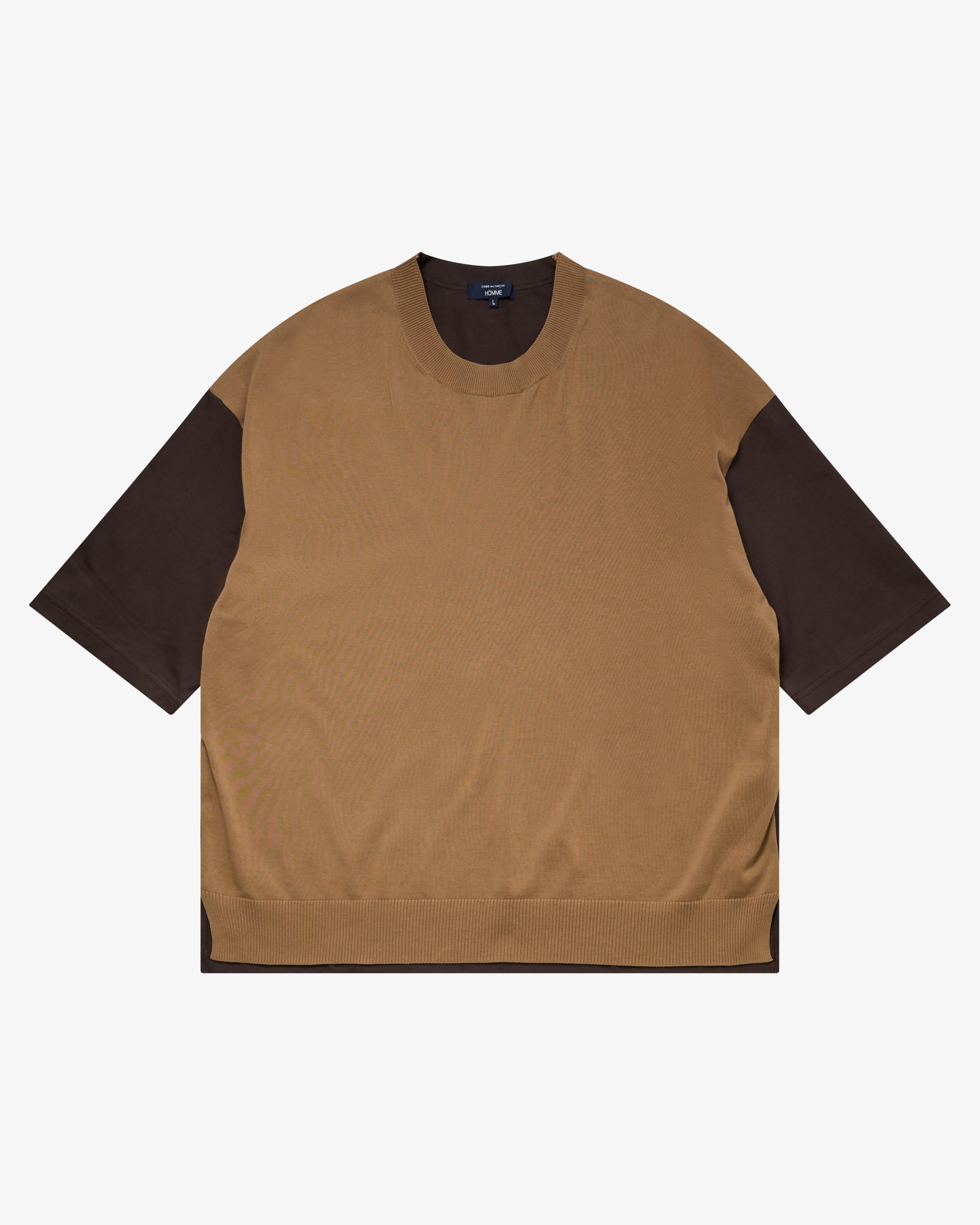 CDG Homme Comme des Garçons Homme - Men's Stripe T-Shirt - (Brown)