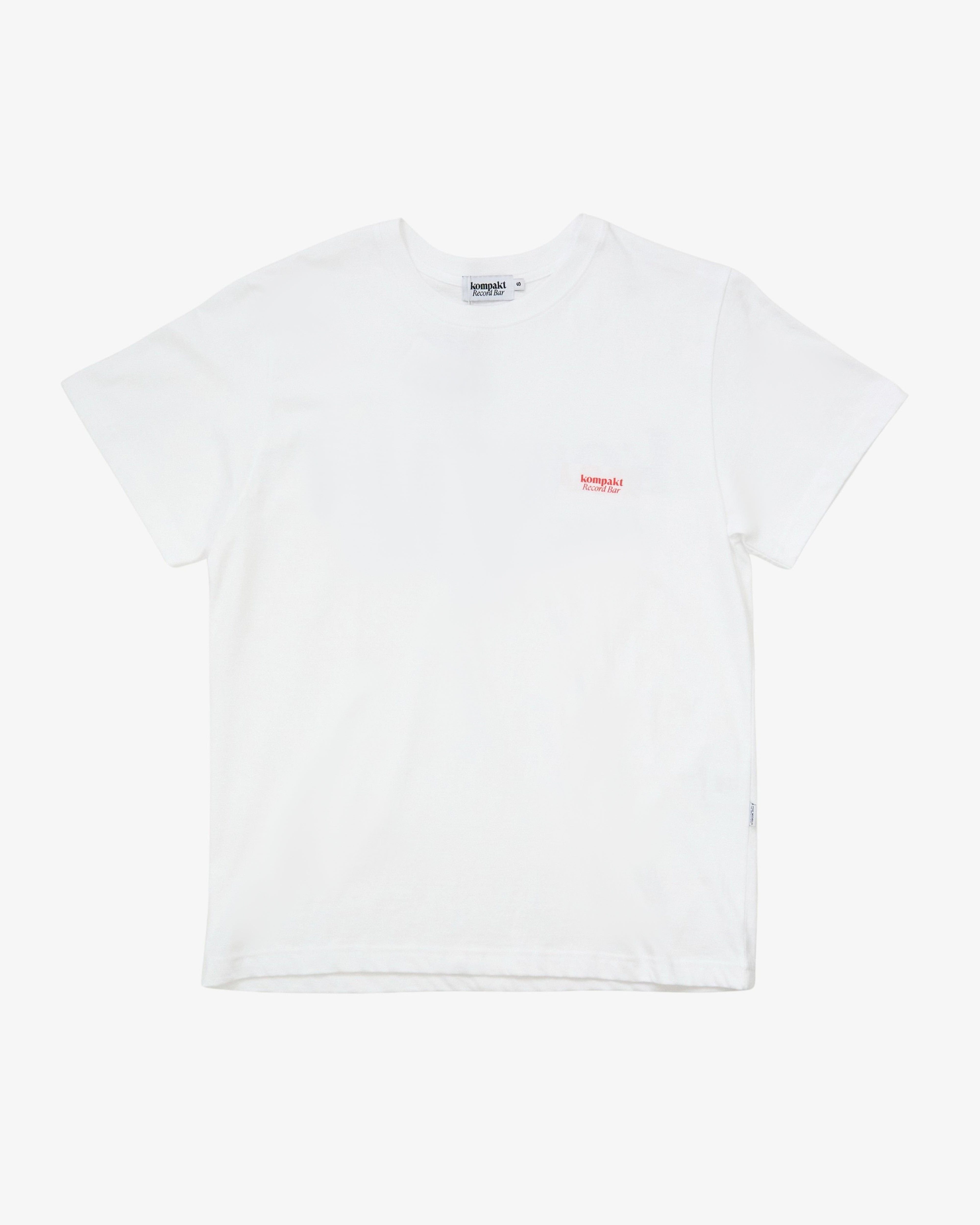 Kompakt Record Bar - Men's Small Basic Logo T-Shirt - (Red)
