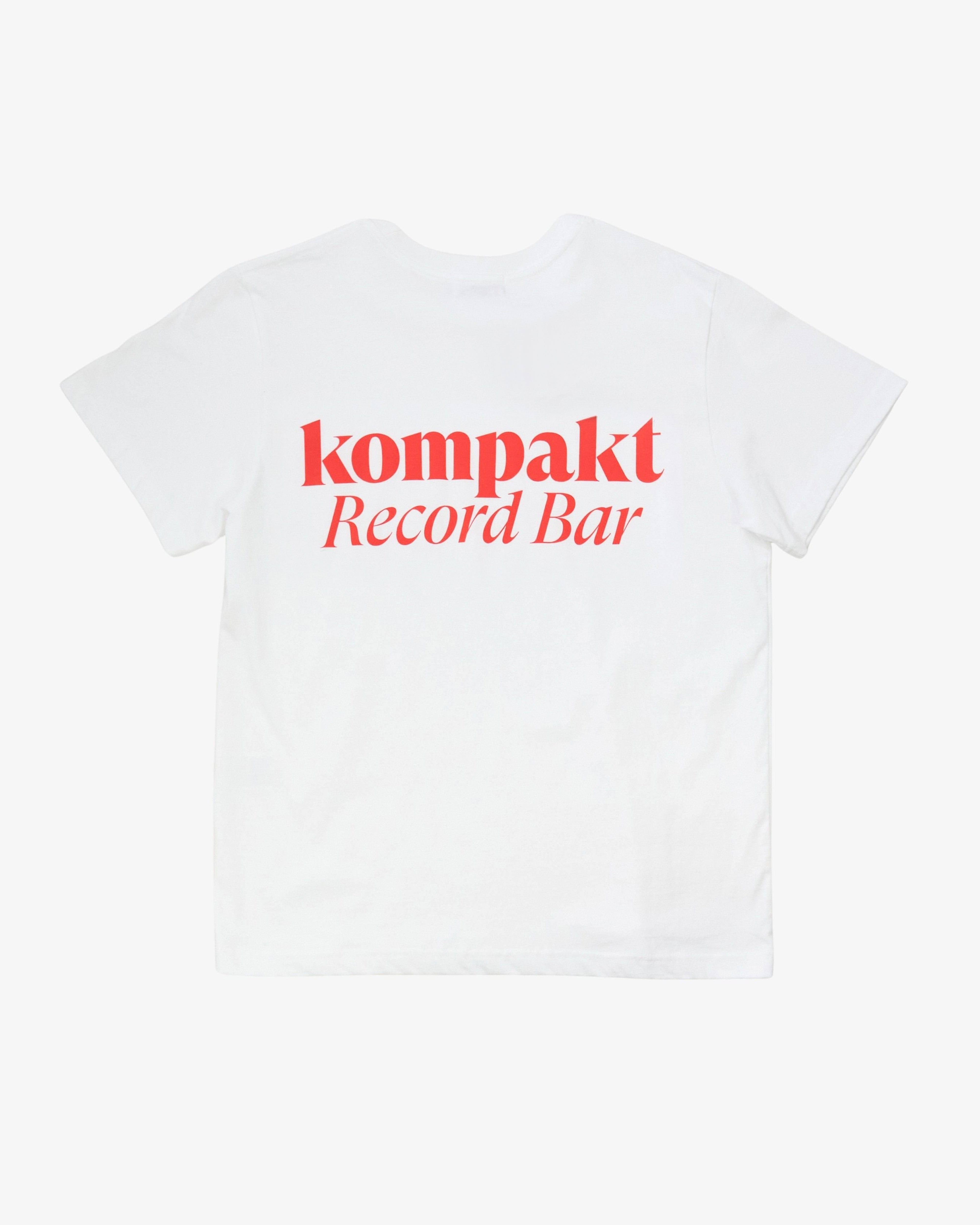 Kompakt Record Bar - Men's Small Basic Logo T-Shirt - (Red)