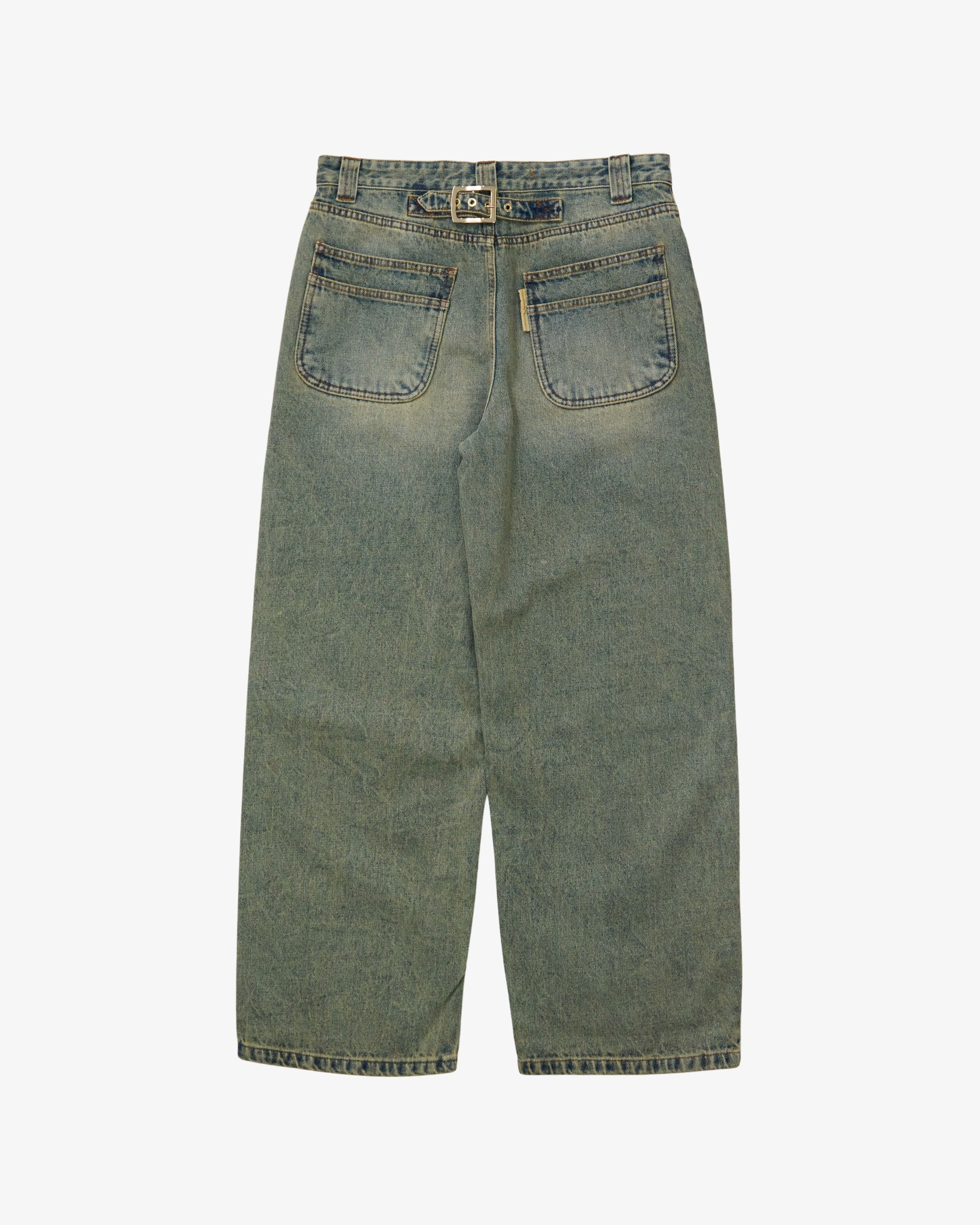 META CAMPANIA COLLECTIVE - Men's Milton Teawash Denim Carpenter Trousers - (Denim)
