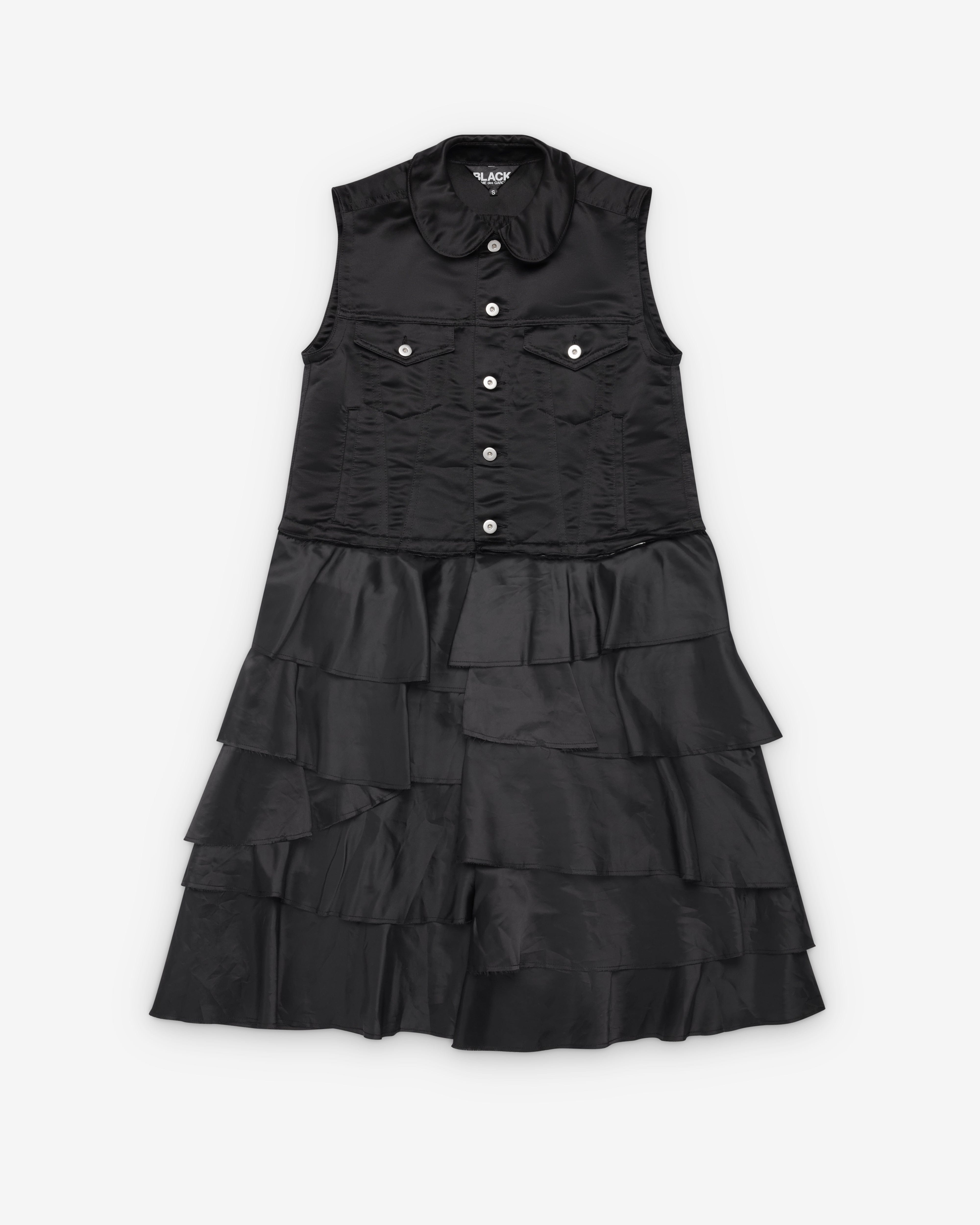 CDG Black Collection Black Comme des Garçons - Men's Basic Ruffle Dress - (Black)