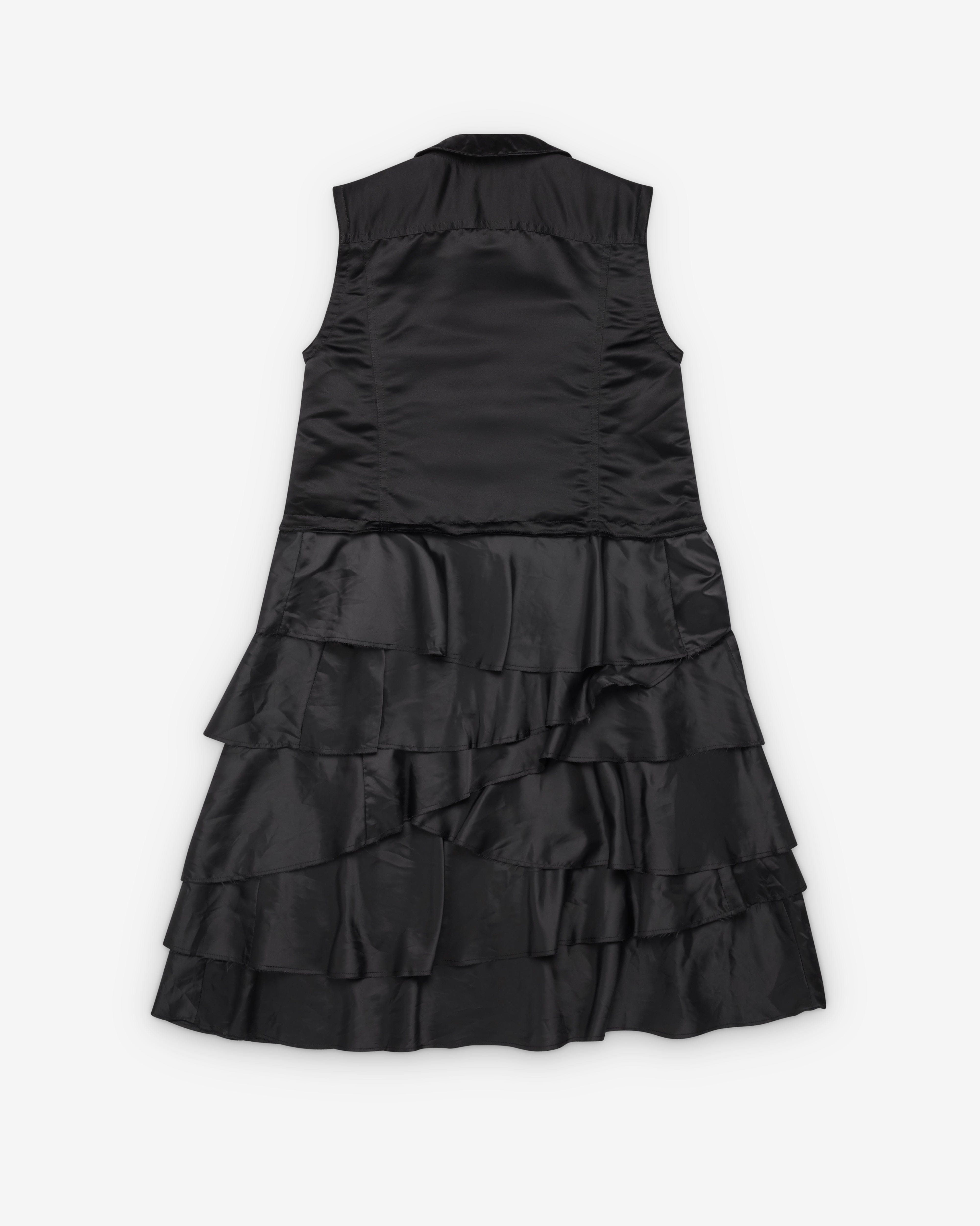 CDG Black Collection Black Comme des Garçons - Men's Basic Ruffle Dress - (Black)