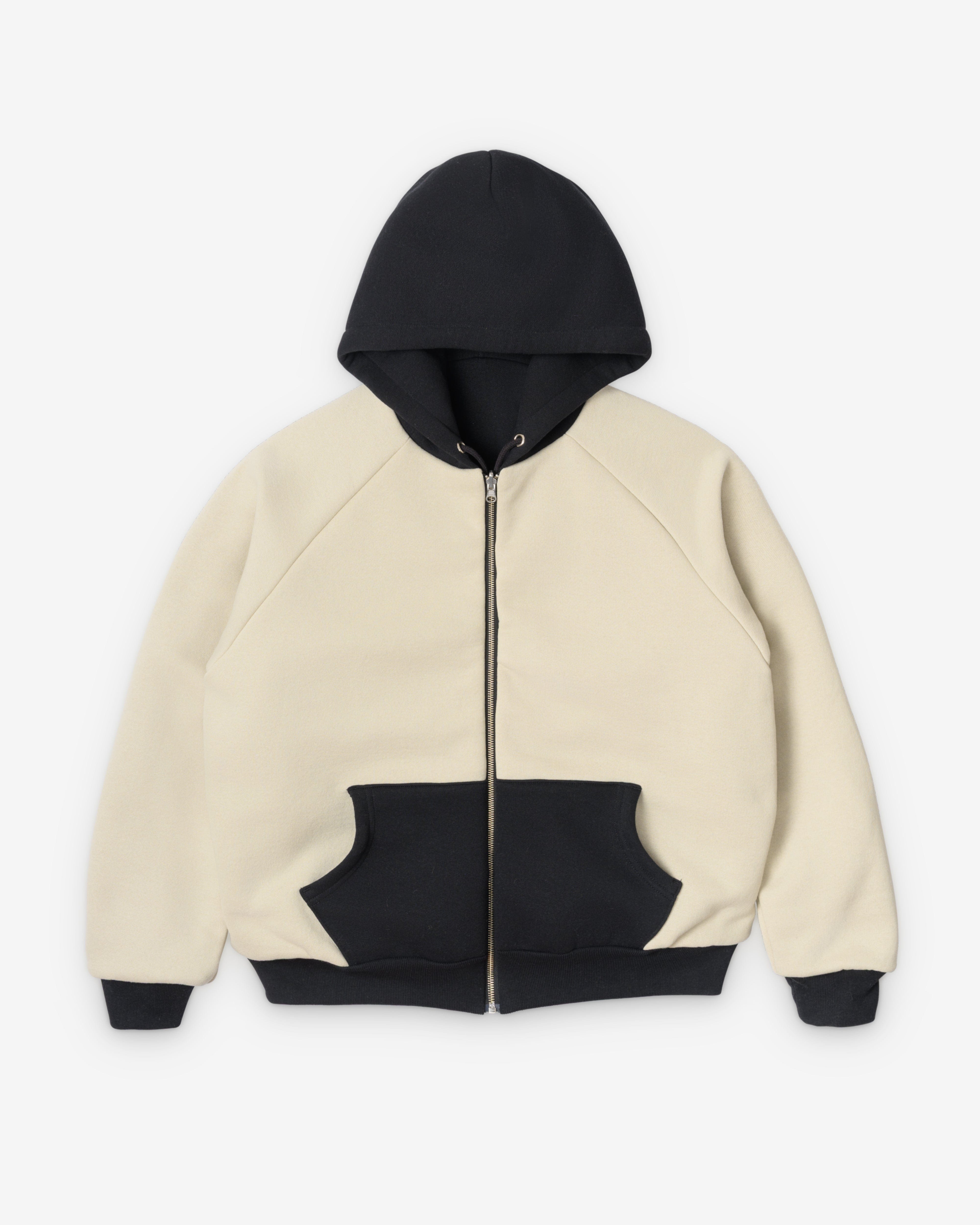 CEASE - Men's Reversible Zip Hoodie - (Black)