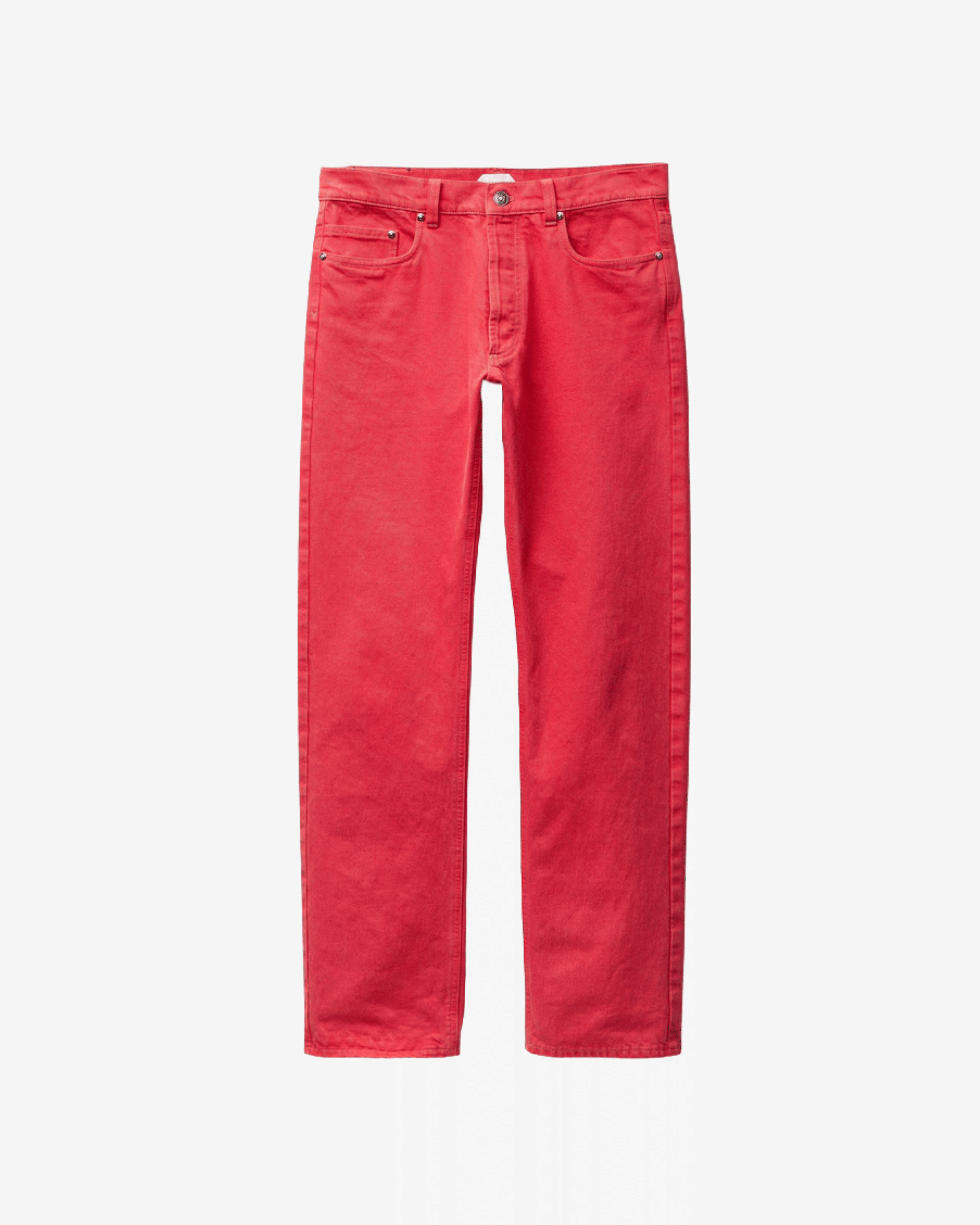 VERSACE - Men's Pant Denim Non-Stretch Color - (Red)
