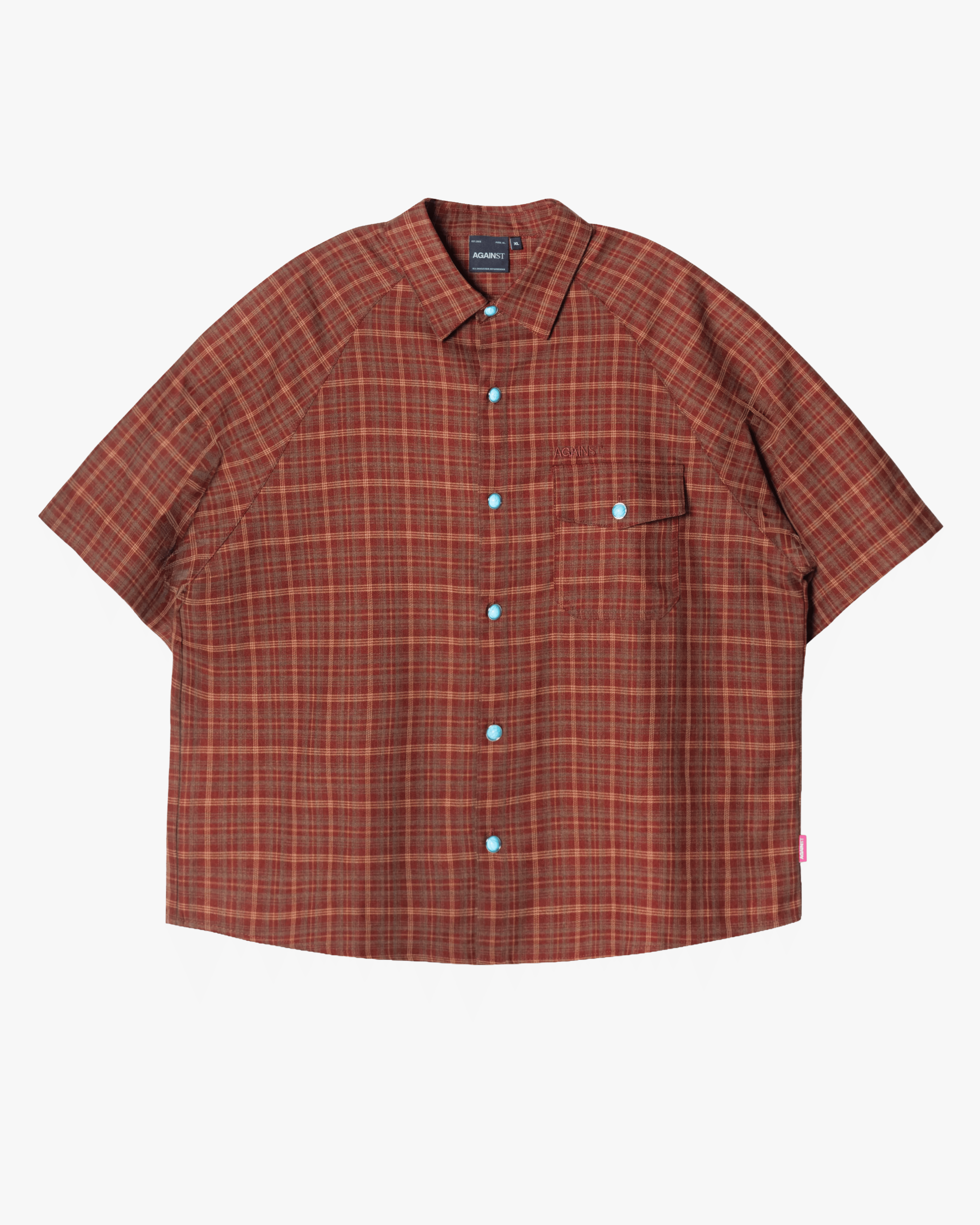 AGAINST LAB - Men's Flannel Miguel Shirt - (Red)