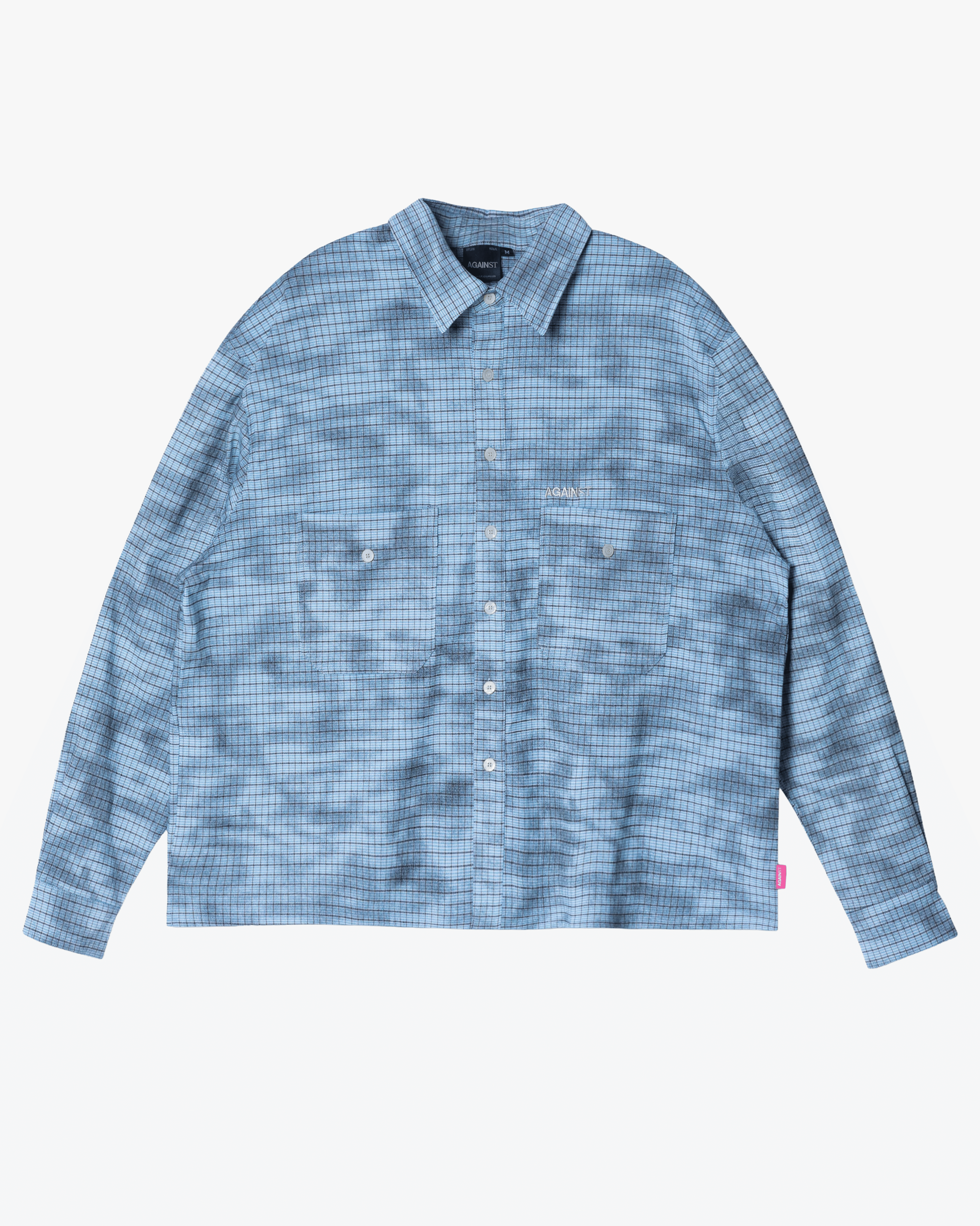 AGAINST LAB - Men's Stained Dame Shirt - (Light Blue)