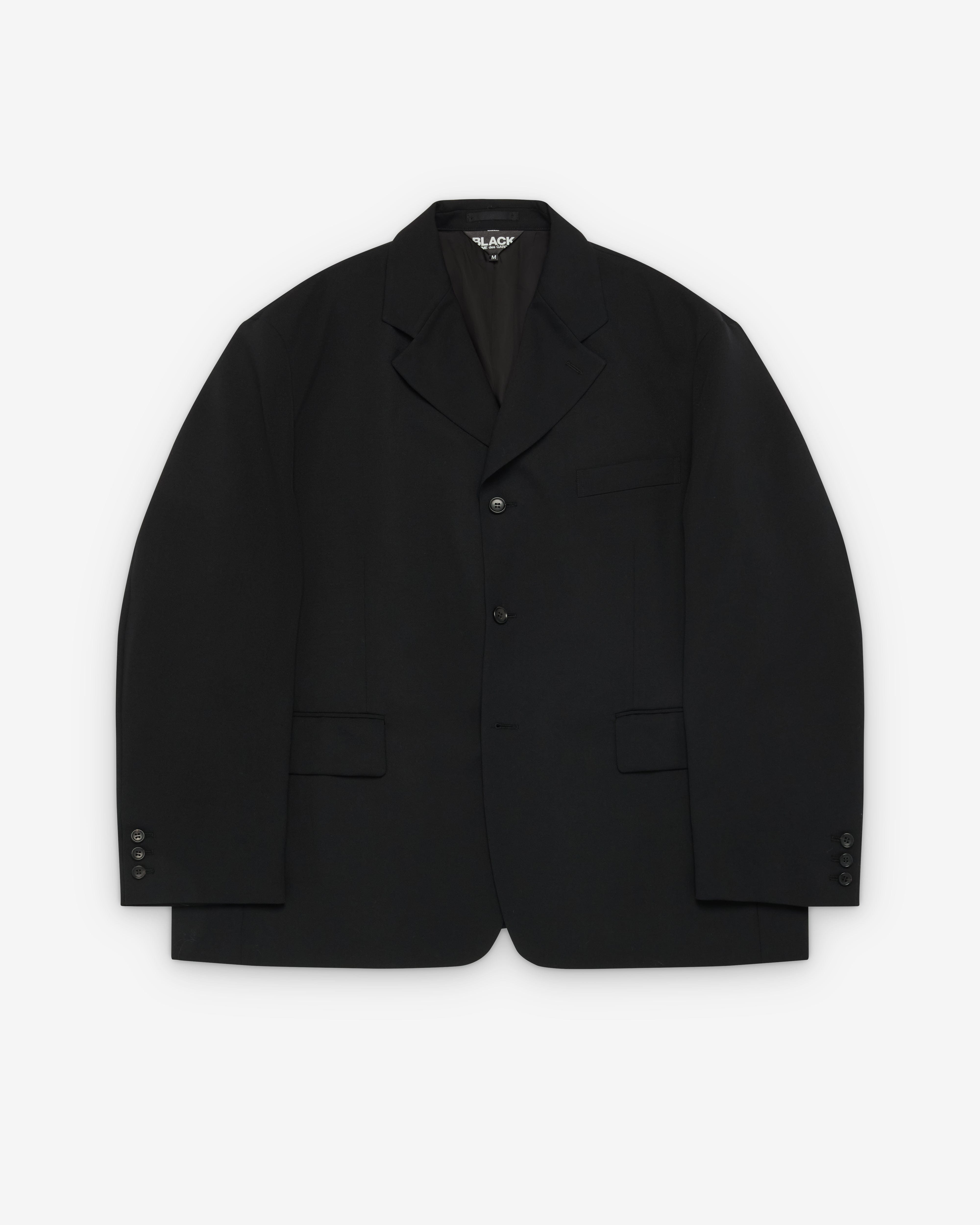 CDG Black Collection Black Comme des Garçons - Men's Wool Blazer Jacket - (Black)