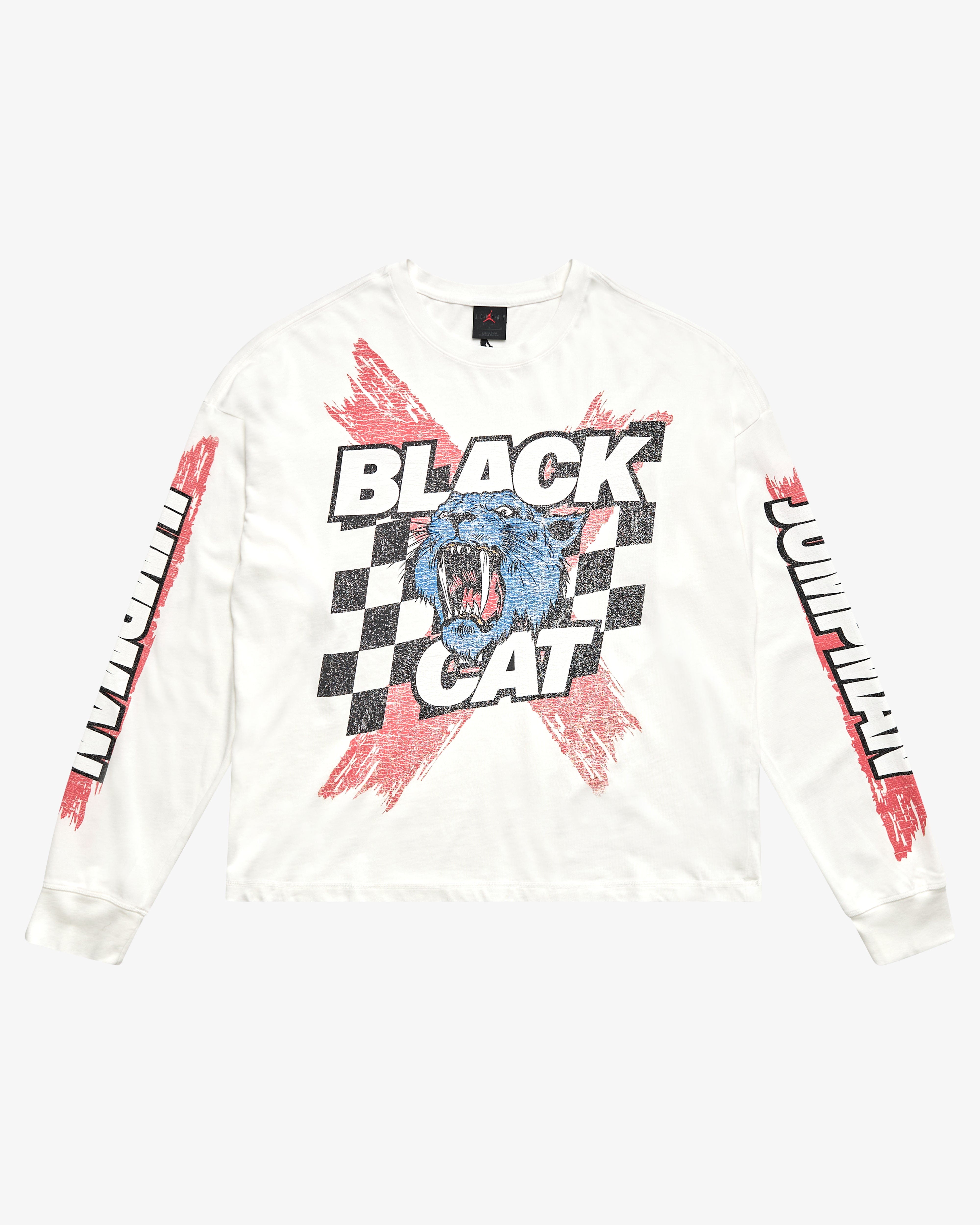 Nike - Men's Jordan Black Cat Long Sleeve Tee - (IO9586-160)