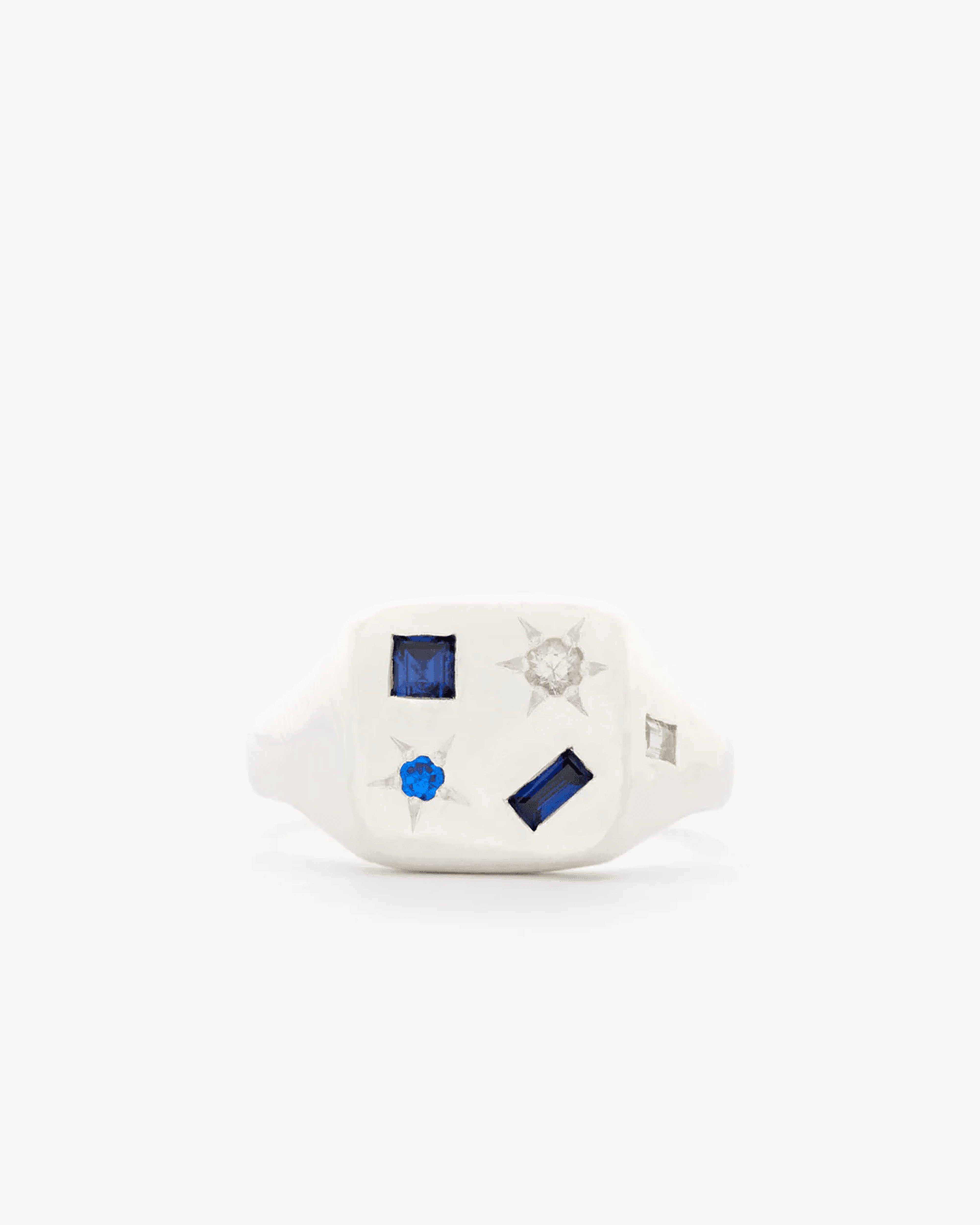 Seb Brown - Silver Tablet Ring - (Silver)