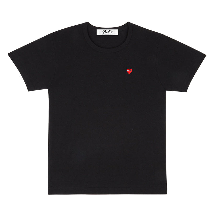 Play - Unisex's Mini Heart T-Shirt - (T304)(Black)