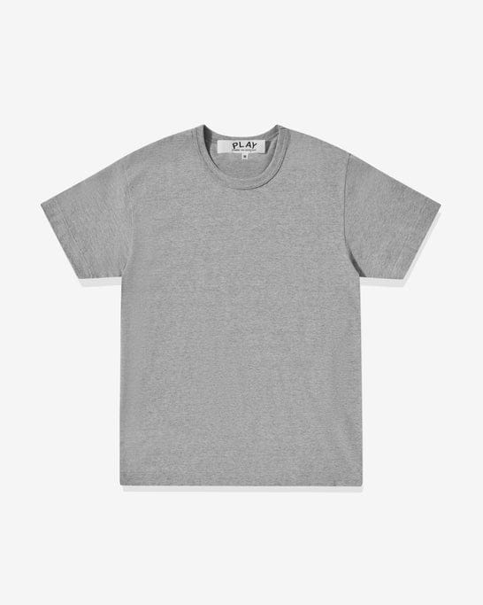 Play - Unisex Reverse Black Heart T-Shirt - (Grey)
