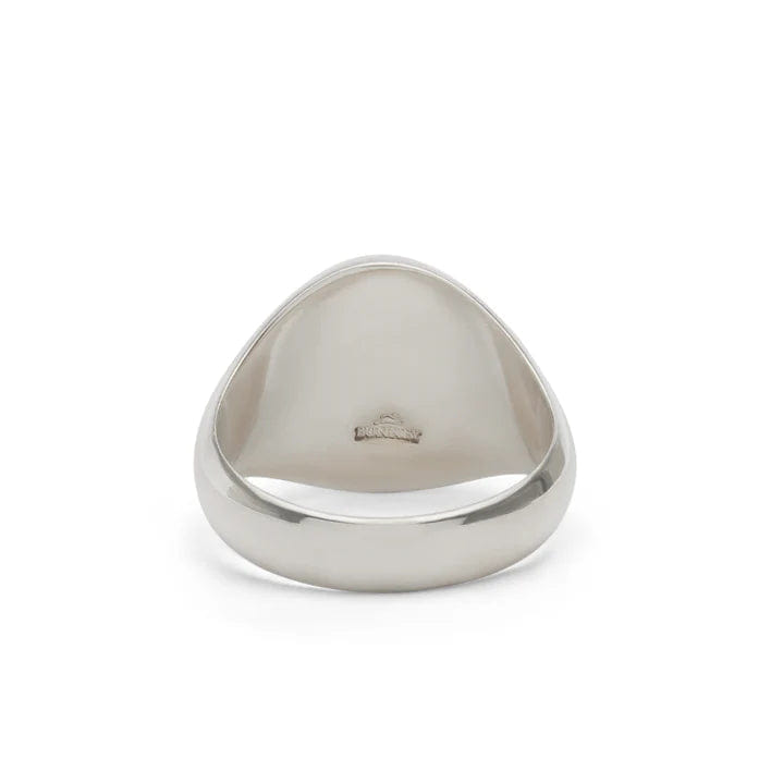 Bunney - Oval Signet Ring - (Sterling Silver / Yellow Gold)