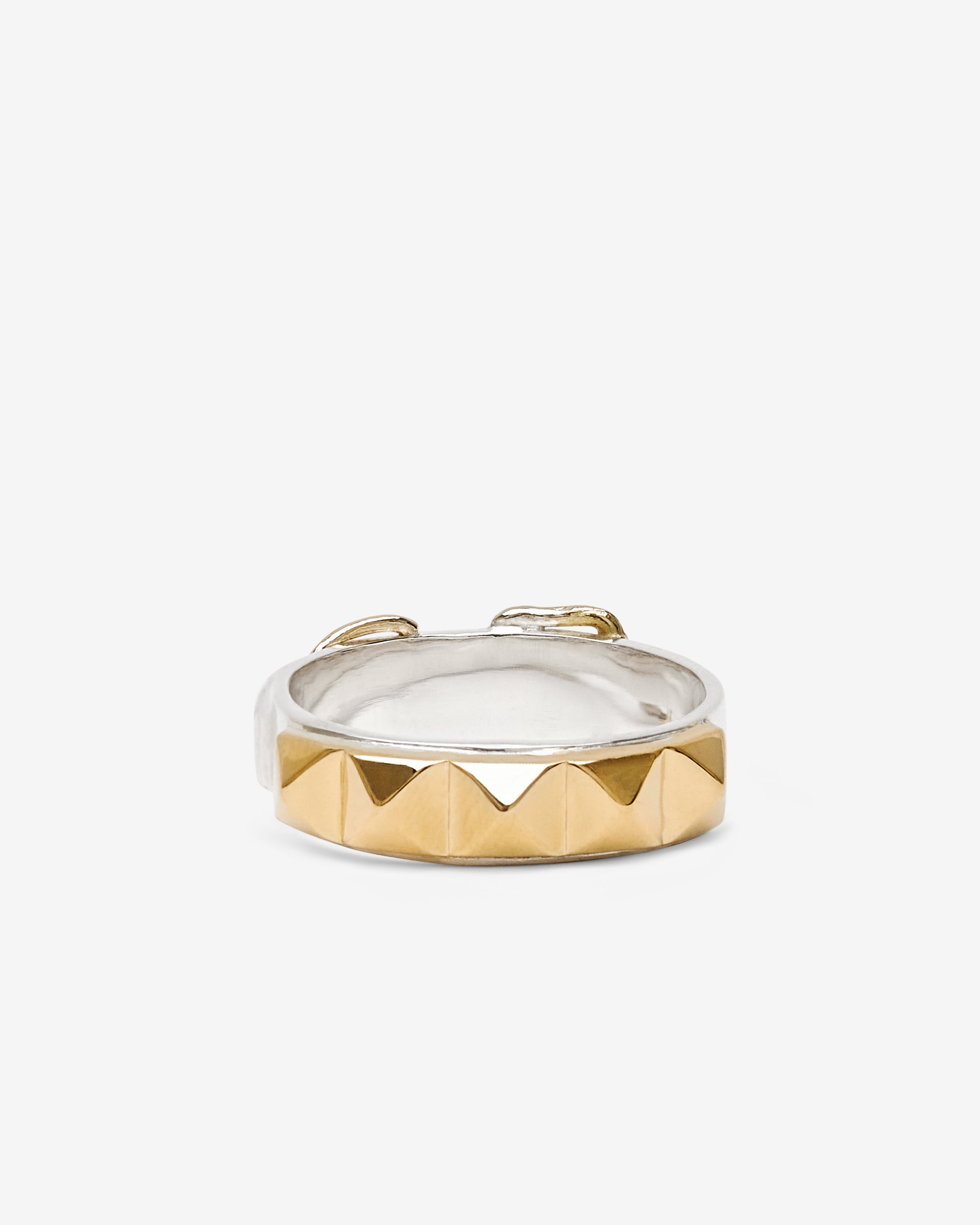 Bunney - Stud Cuff Ring - (Silver)