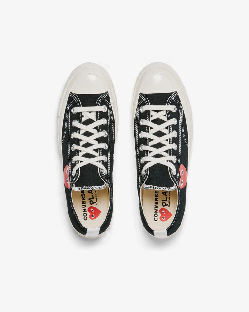Play Converse - Small Red Heart All Star '70 Low Sneakers - (Black)