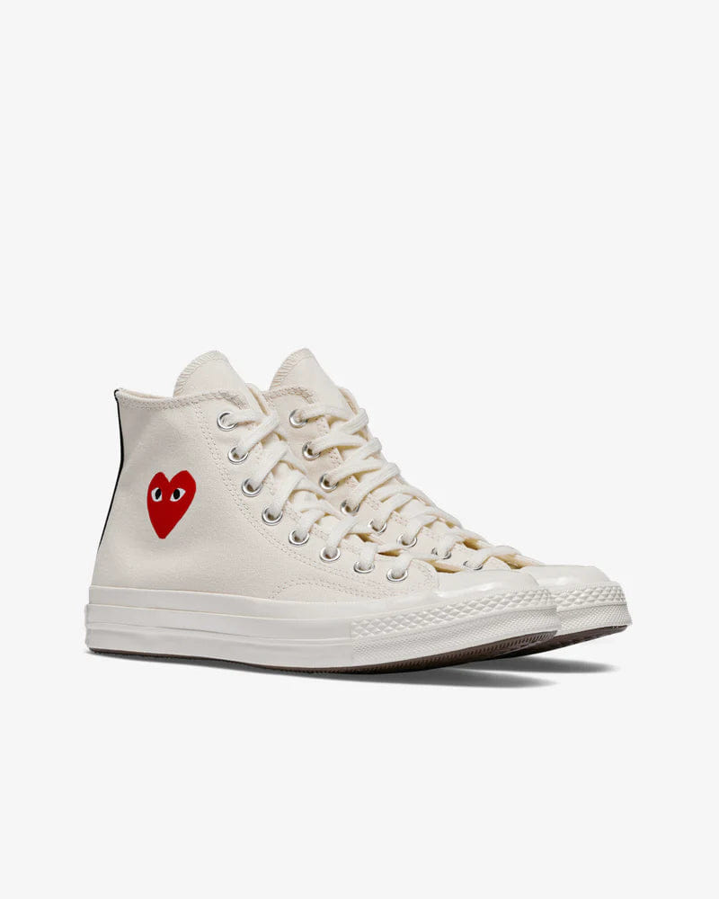 Play Converse - Small Red Heart All Star '70 High Sneakers - (White)