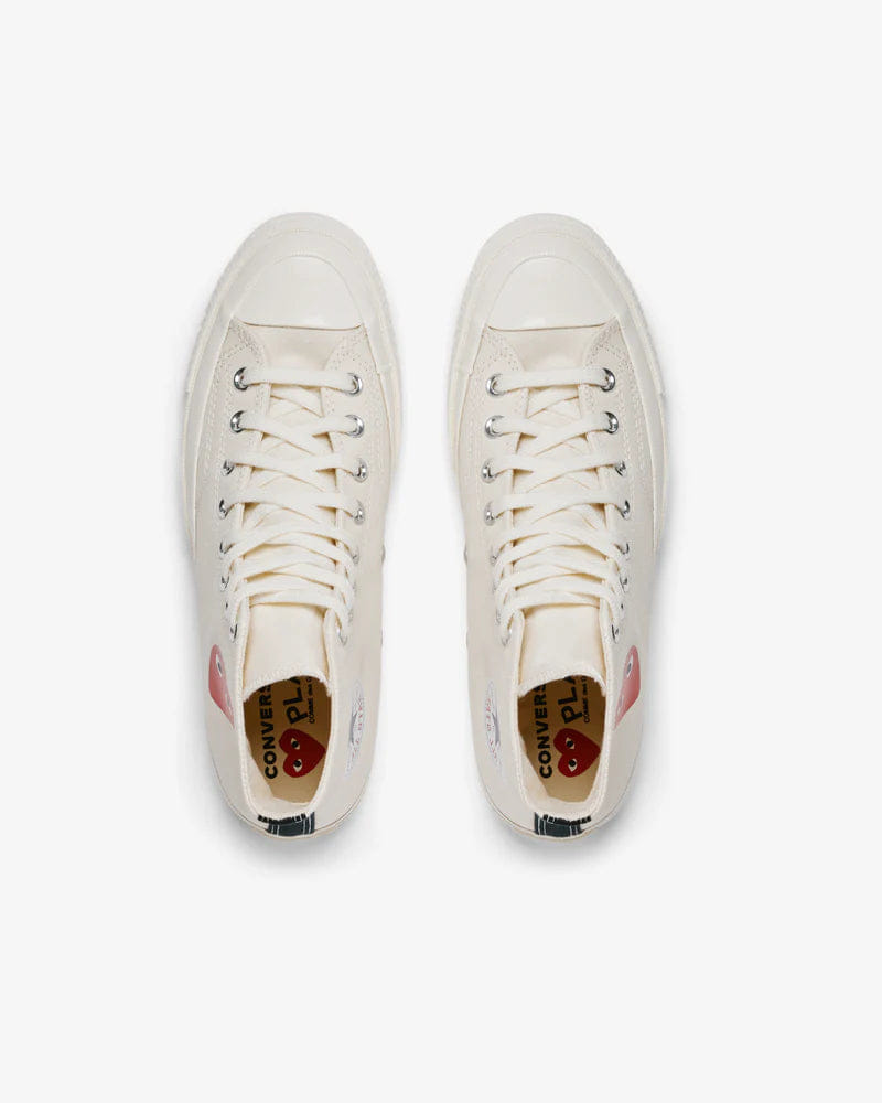 Play Converse - Small Red Heart All Star '70 High Sneakers - (White)