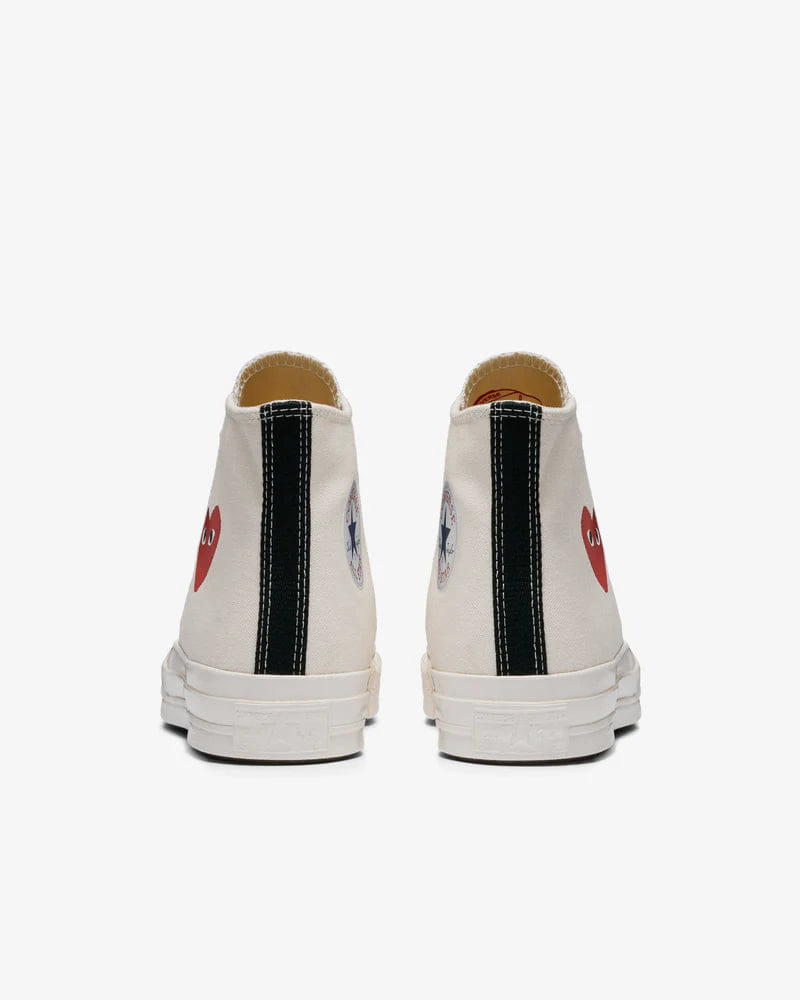 Play Converse - Small Red Heart All Star '70 High Sneakers - (White)