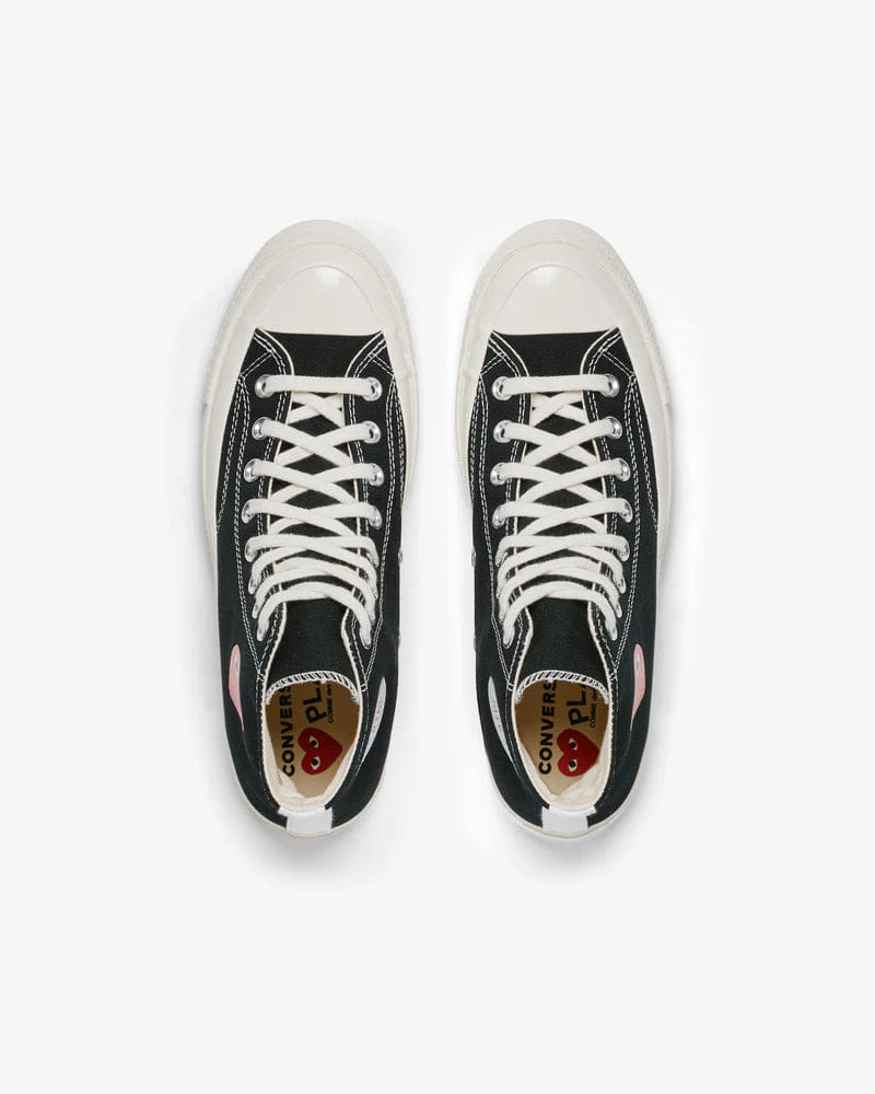 Play Converse - Small Red Heart All Star '70 High Sneakers - (Black)