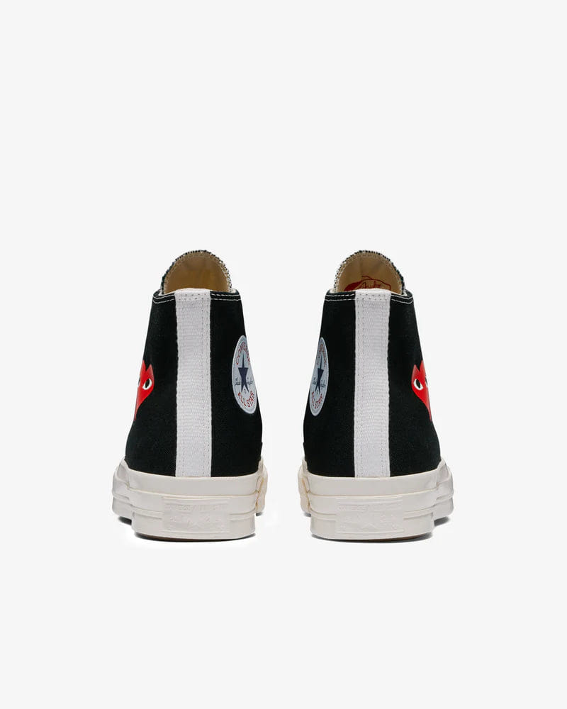 Play Converse - Small Red Heart All Star '70 High Sneakers - (Black)