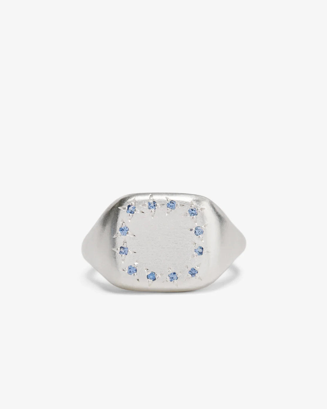 Seb Brown - Blue Byzantine Ring - (Sterling Silver)
