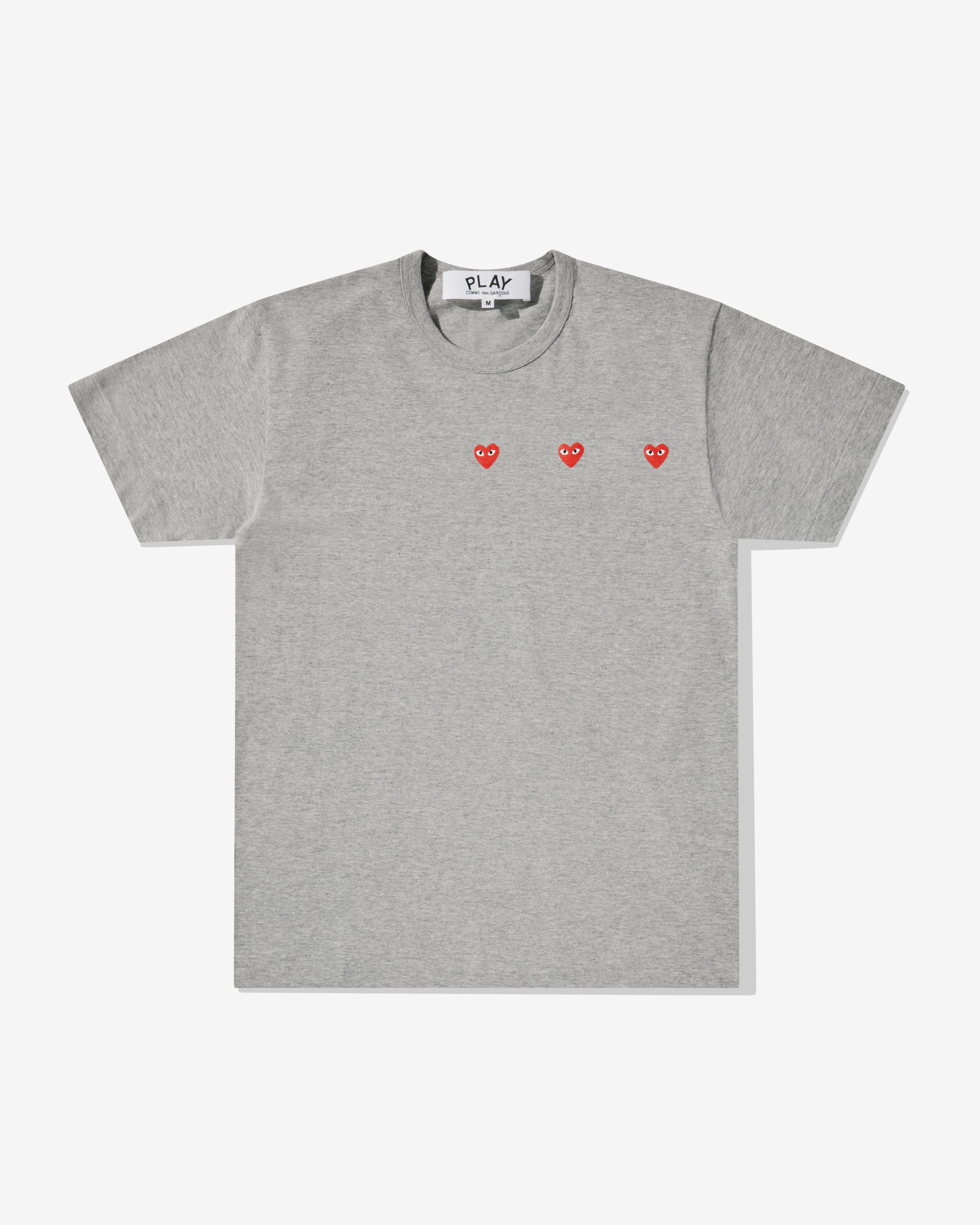 Play - Multi Red Heart T-Shirt - (Grey)