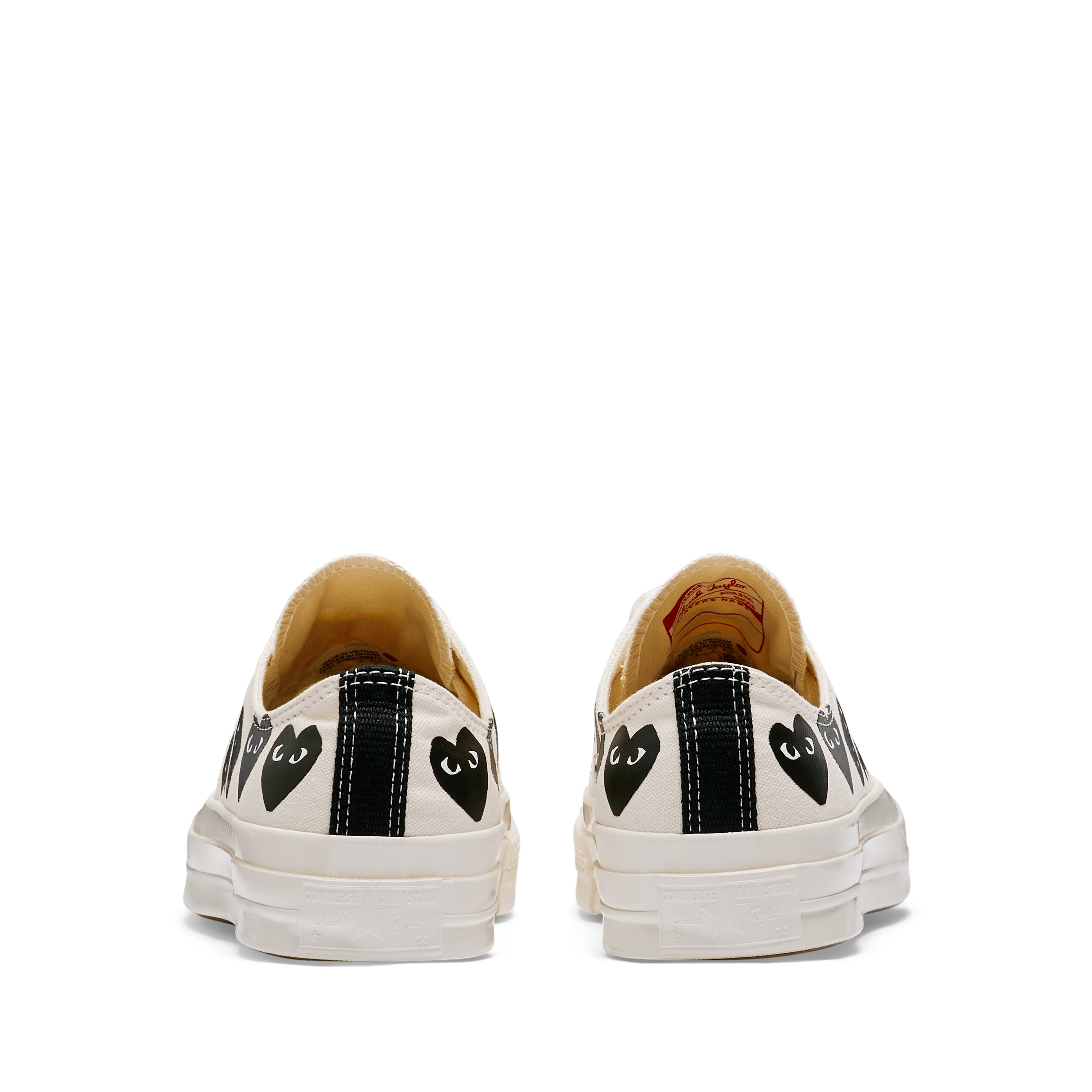 Play Converse - Multi Black Heart Chuck Taylor All Star '70 Low Sneakers - (Beige)