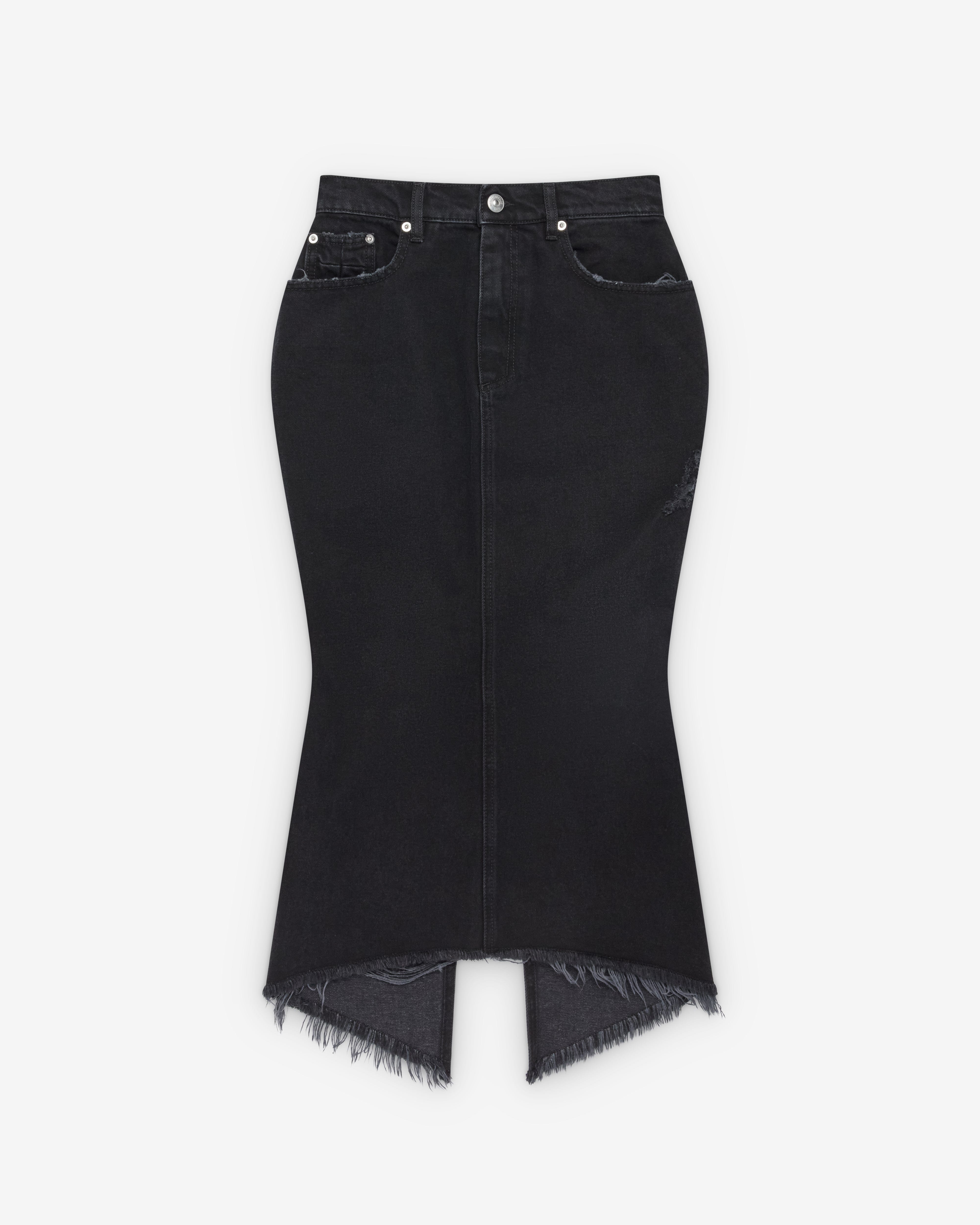 Matières Fécales - Women's Mikaela Denim Skirt - (Black)