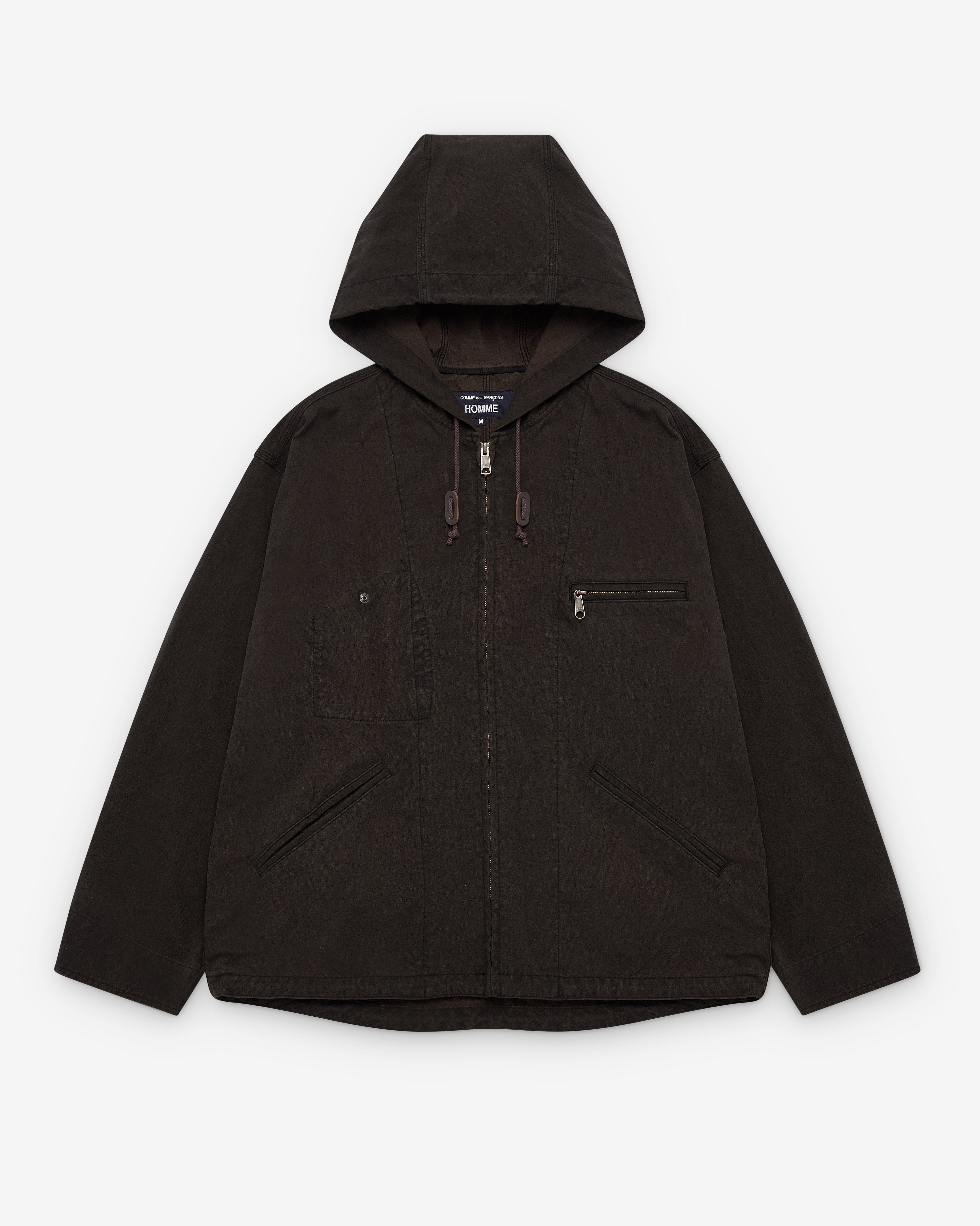 CDG Homme Comme des Garçons Homme - Men's Hooded Jacket - (Brown)