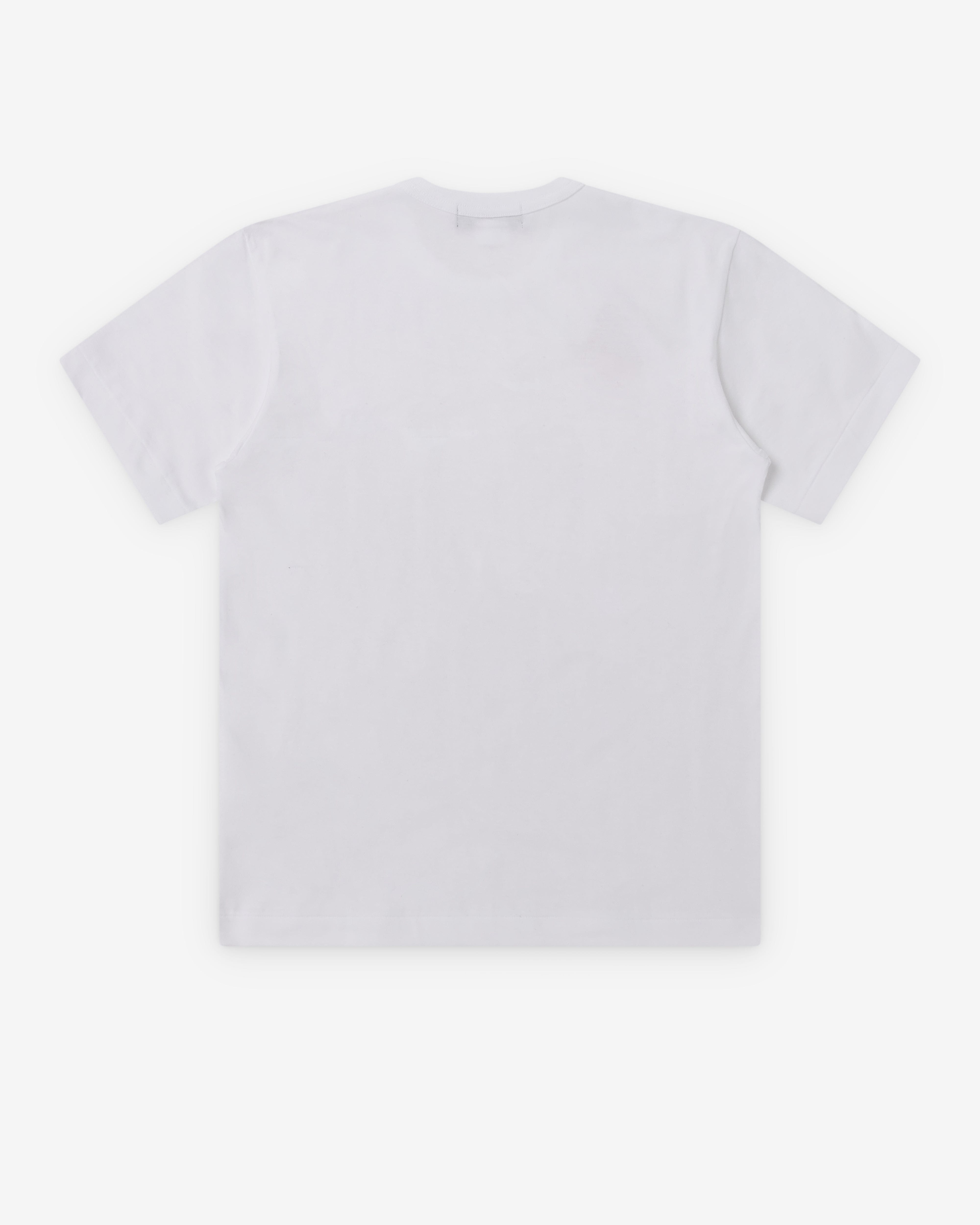 CDG Black Collection Black Comme des Garçons - Men's Red Print T-Shirt - (White)