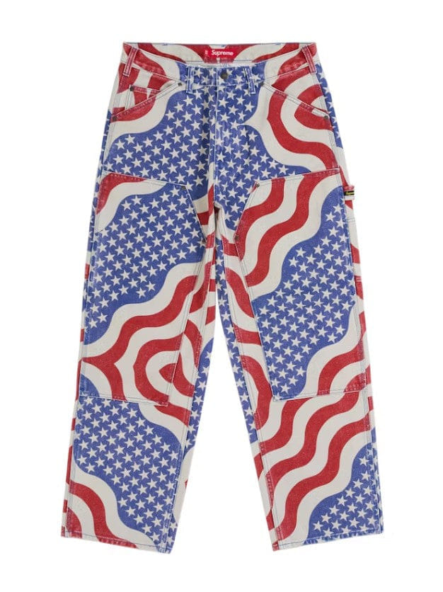 Supreme Flag Double Knee Painter Pant Multicolor