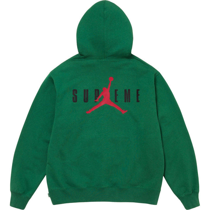 Supreme Jordan Hooded Sweatshirt (FW24) Green (WORN)