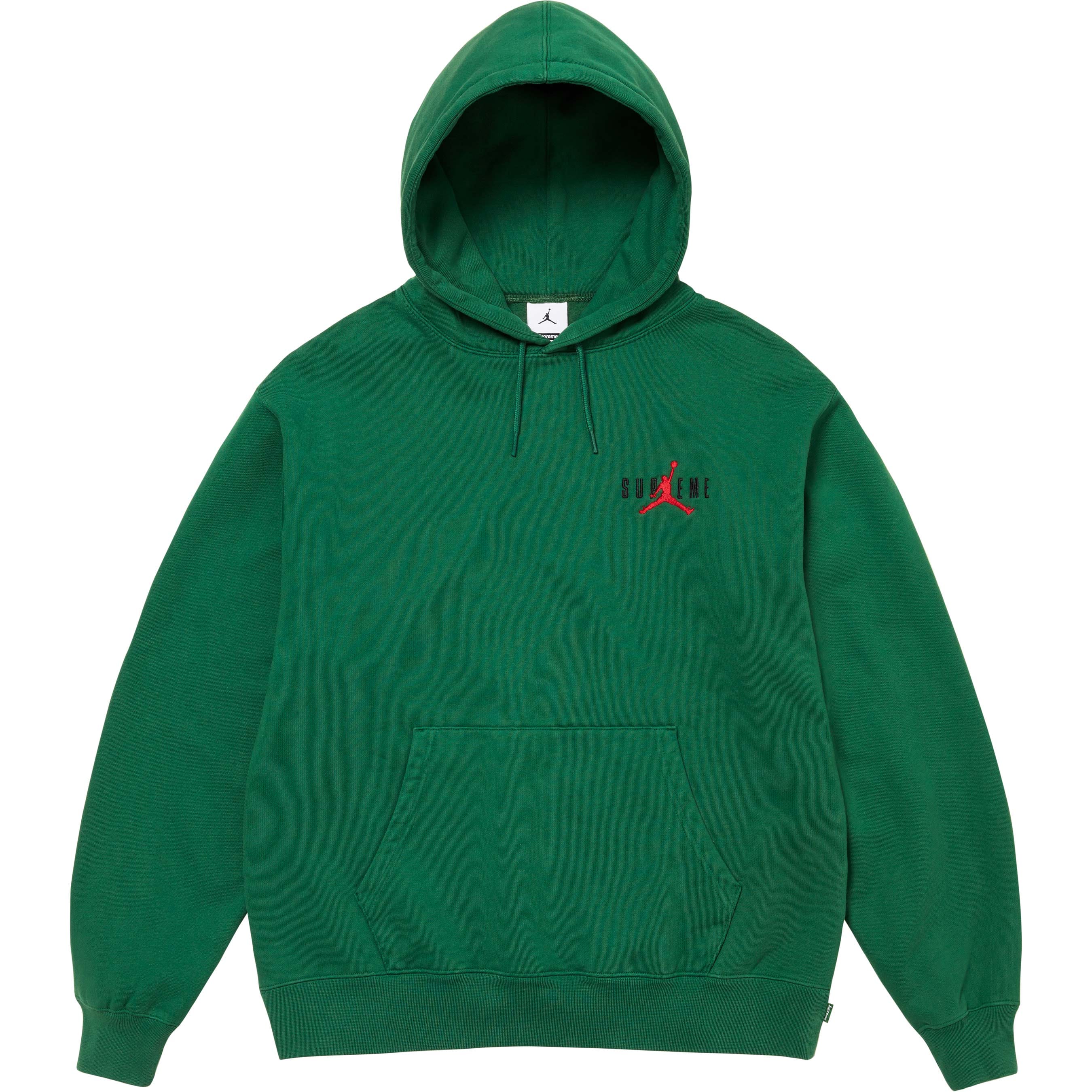 Supreme Jordan Hooded Sweatshirt (FW24) Green (WORN)