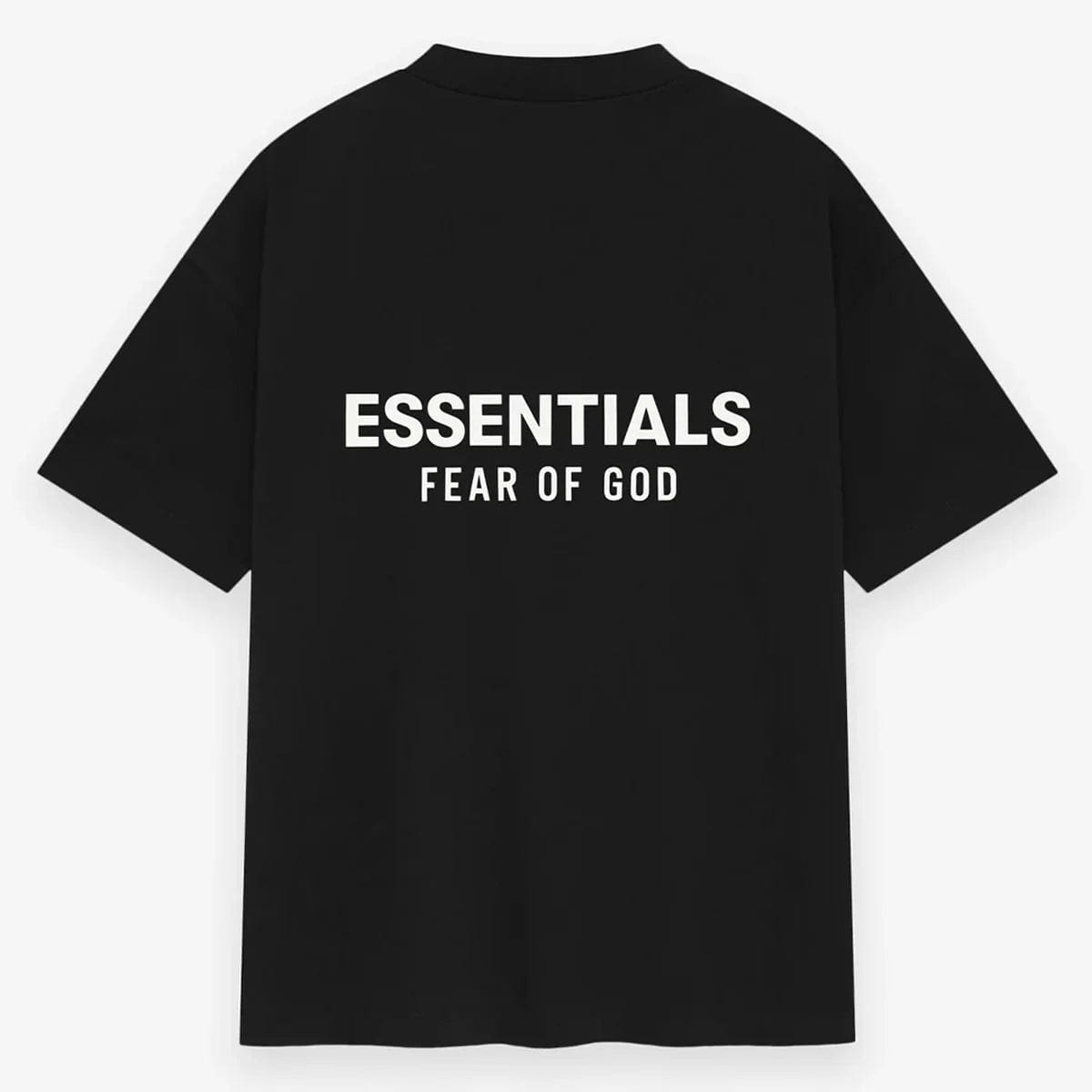 Fear Of God Essentials Bundle Completo Classic Tee + Sweatshorts Jet Black