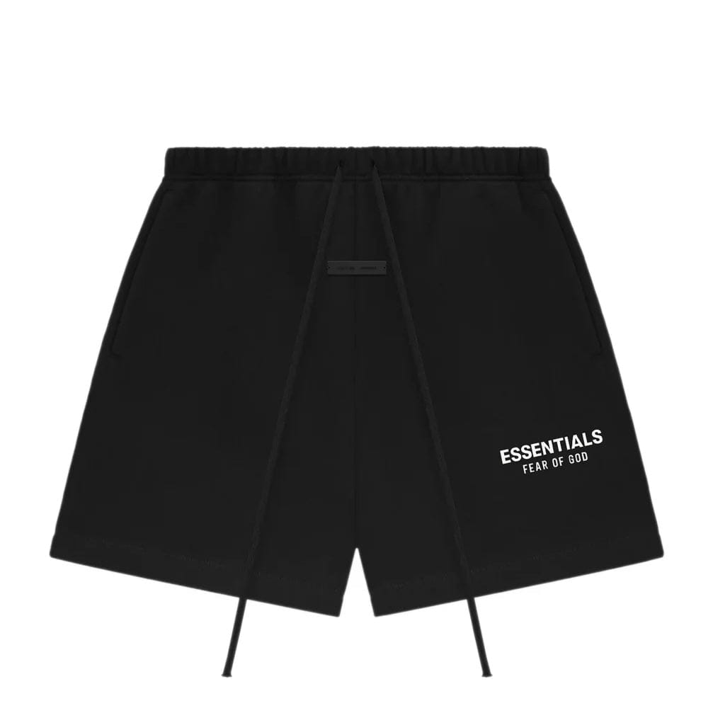 Fear Of God Essentials Bundle Completo Classic Tee + Sweatshorts Jet Black