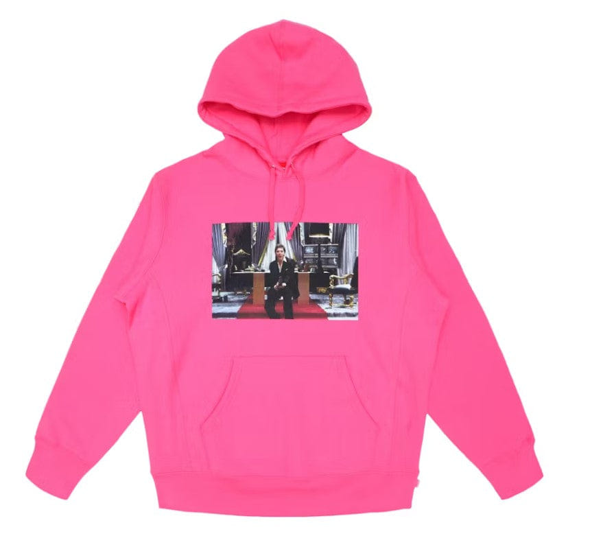 Supreme Scarface Friend Hooded Sweatshirt Magenta (WORN)