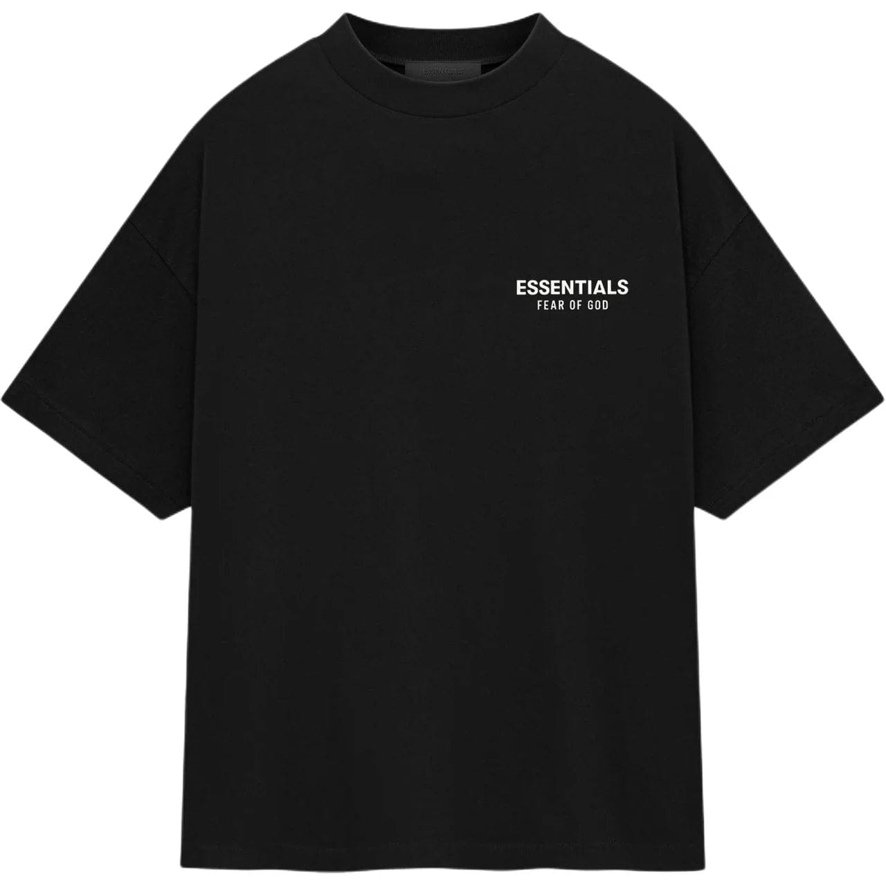 Fear Of God Essentials Jersey Crewneck T-shirt Tee Black
