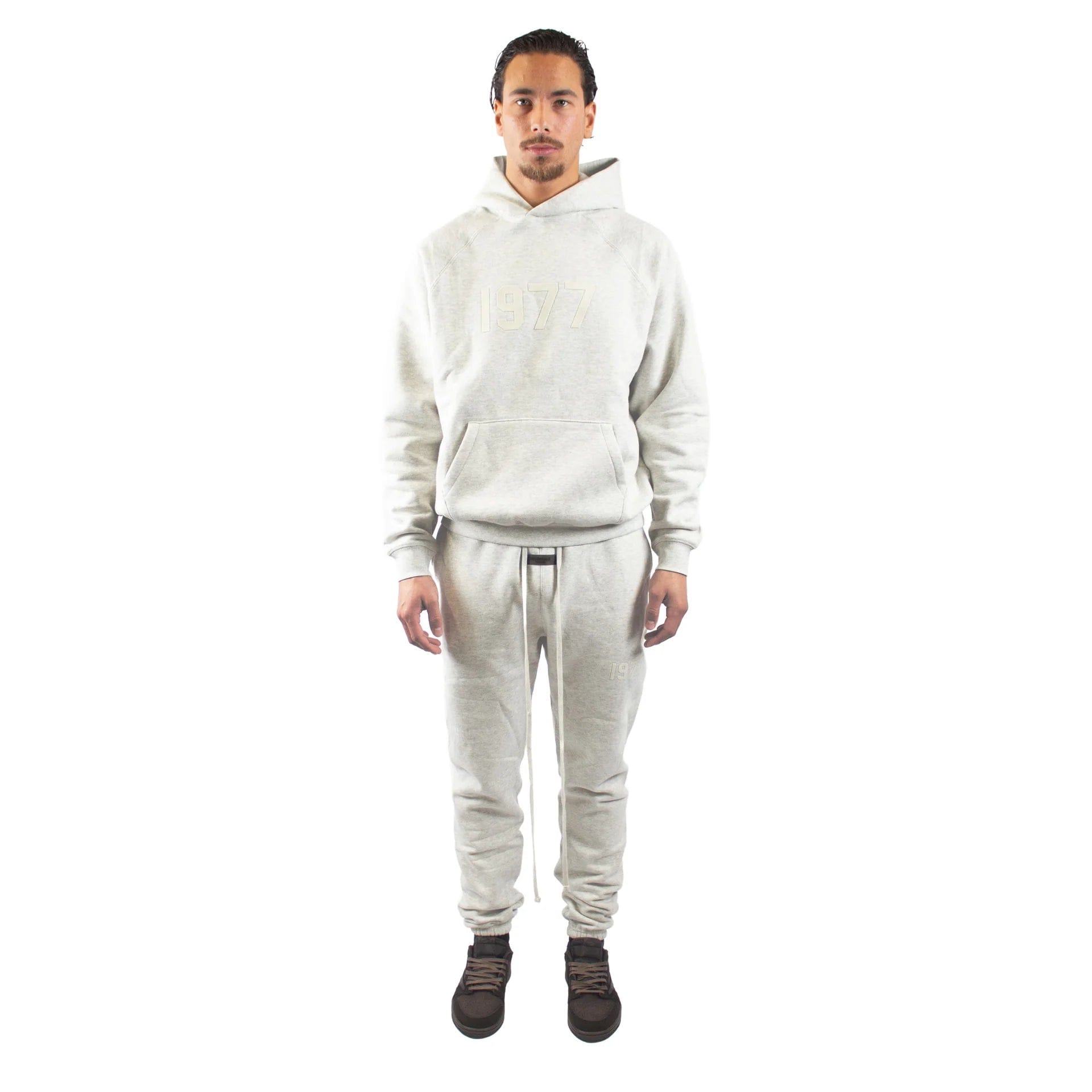 Fear Of God Essentials 1977 Light Oatmeal Cuffed Sweatpants