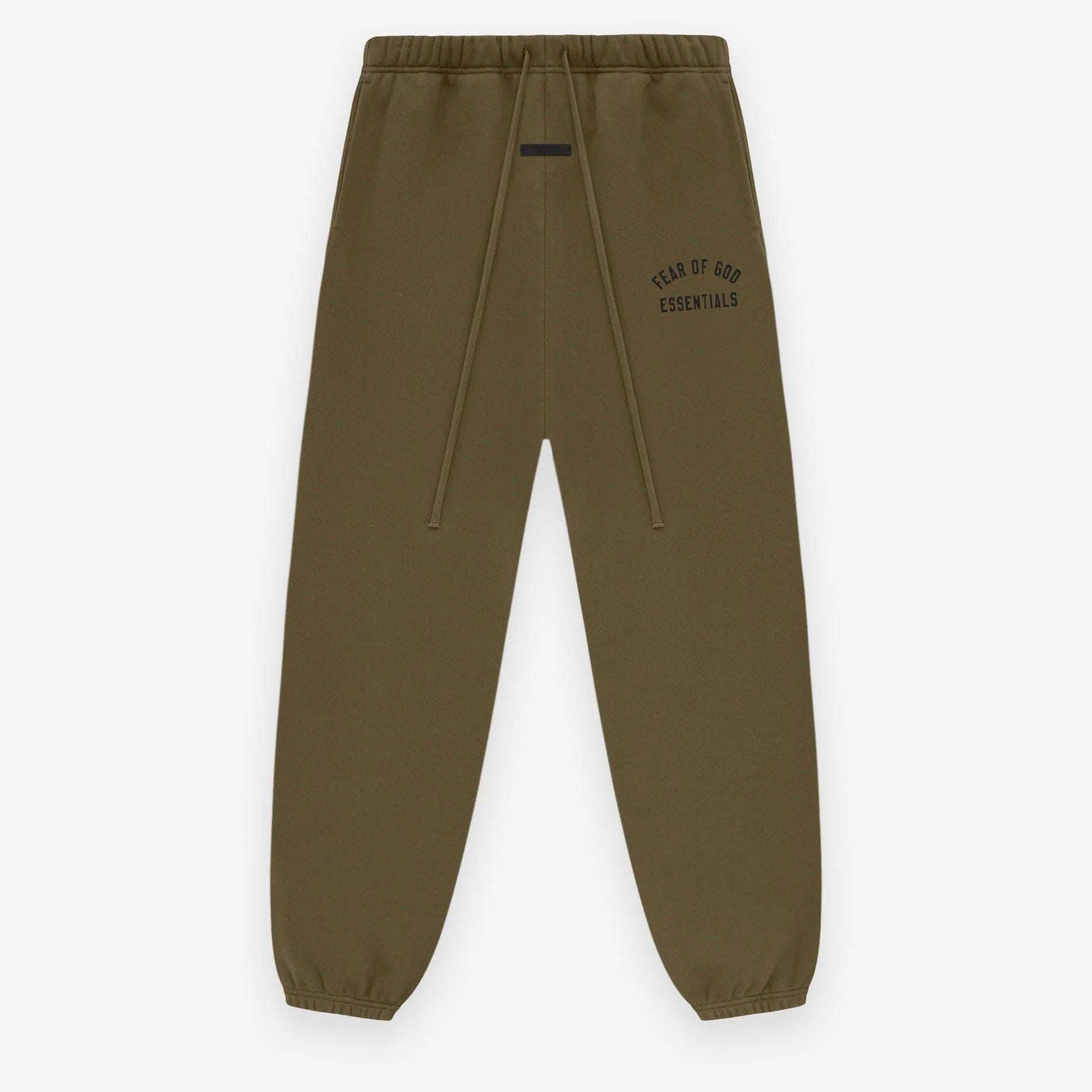 Fear Of God Essentials Cuffed Fleece Sweatpants (FW24) Olive