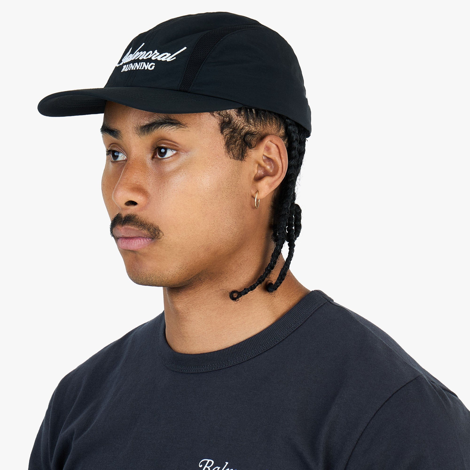 Balmoral Belmore 4-Panel Hat / Black