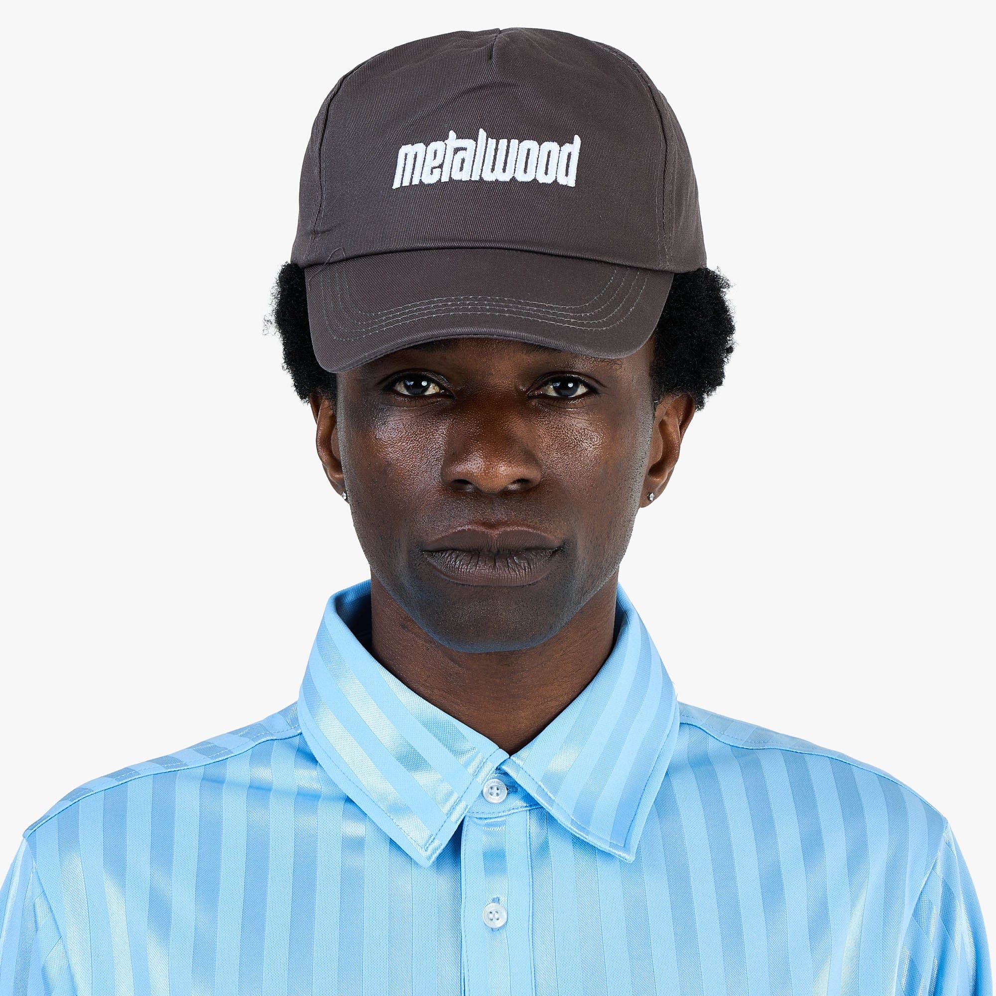 Metalwood Metal Logo 5-Panel Hat / Brown