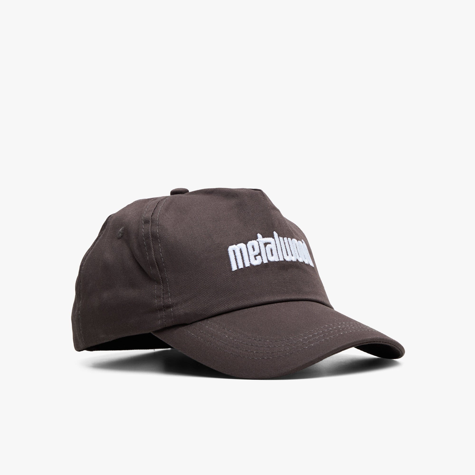 Metalwood Metal Logo 5-Panel Hat / Brown