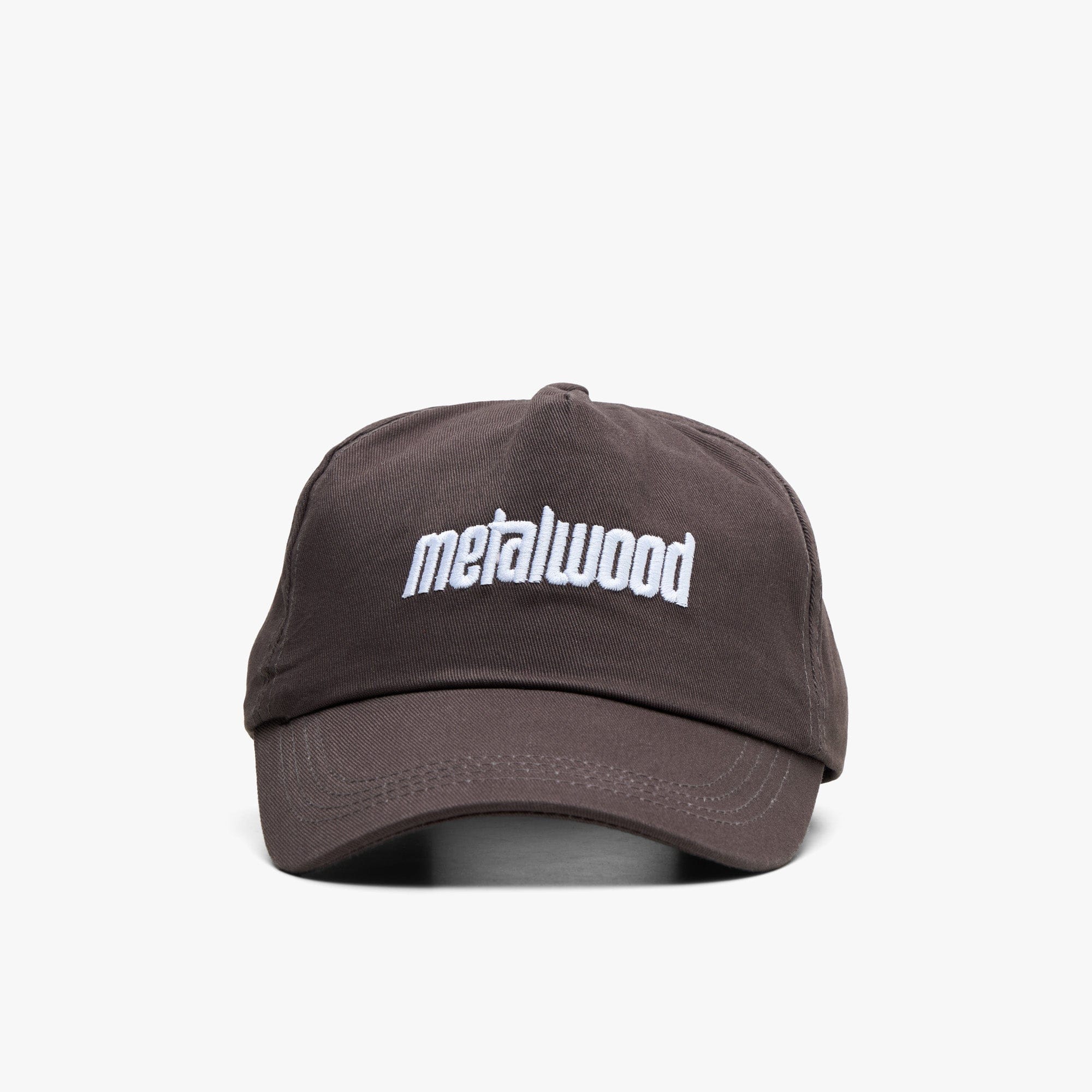 Metalwood Metal Logo 5-Panel Hat / Brown