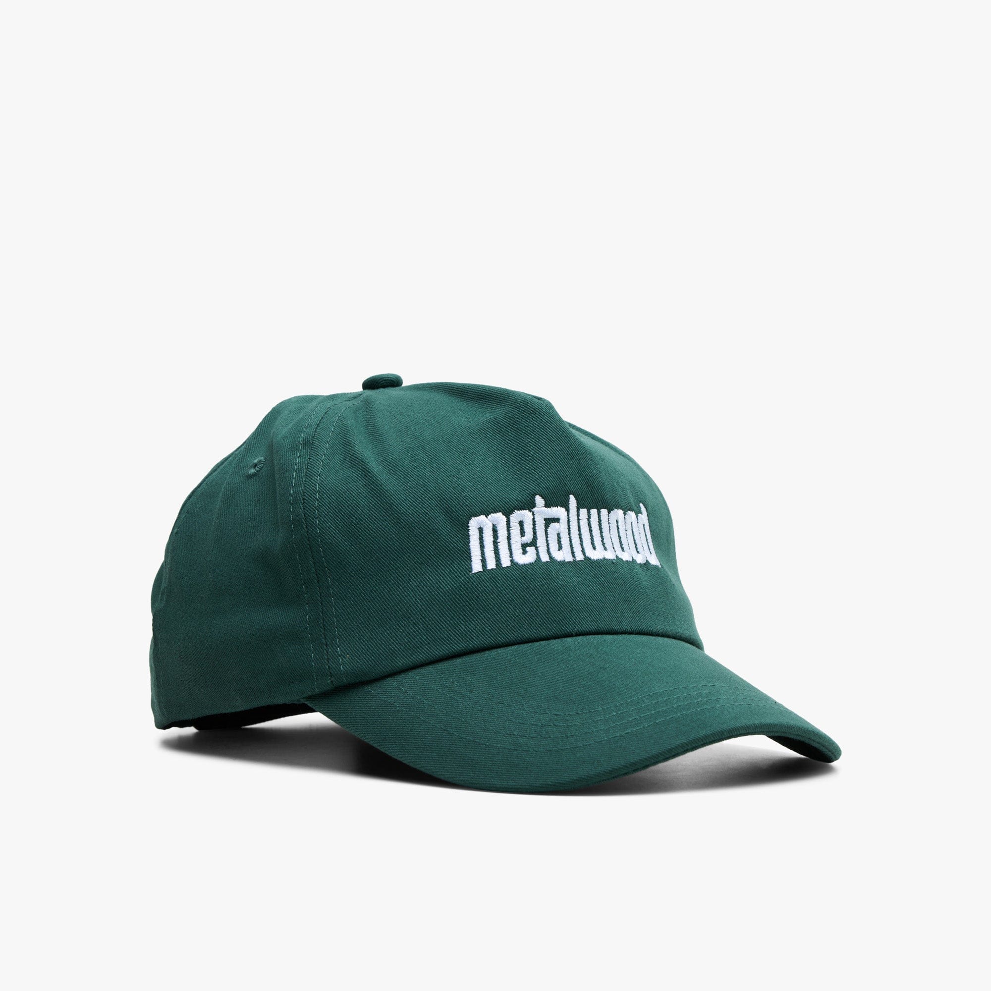 Metalwood Metal Logo 5-Panel Hat / Spruce