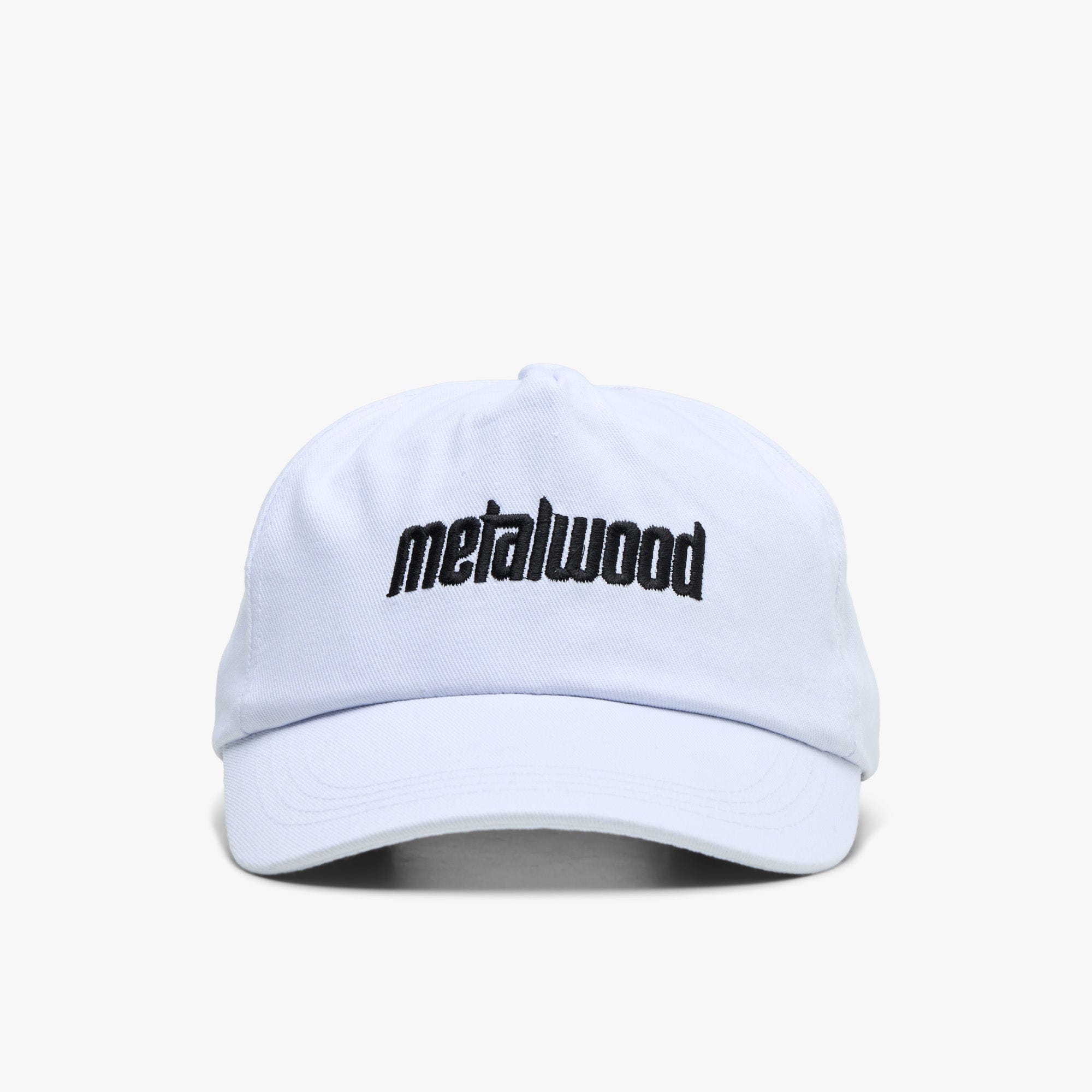 Metalwood Metal Logo 5-Panel Hat / White